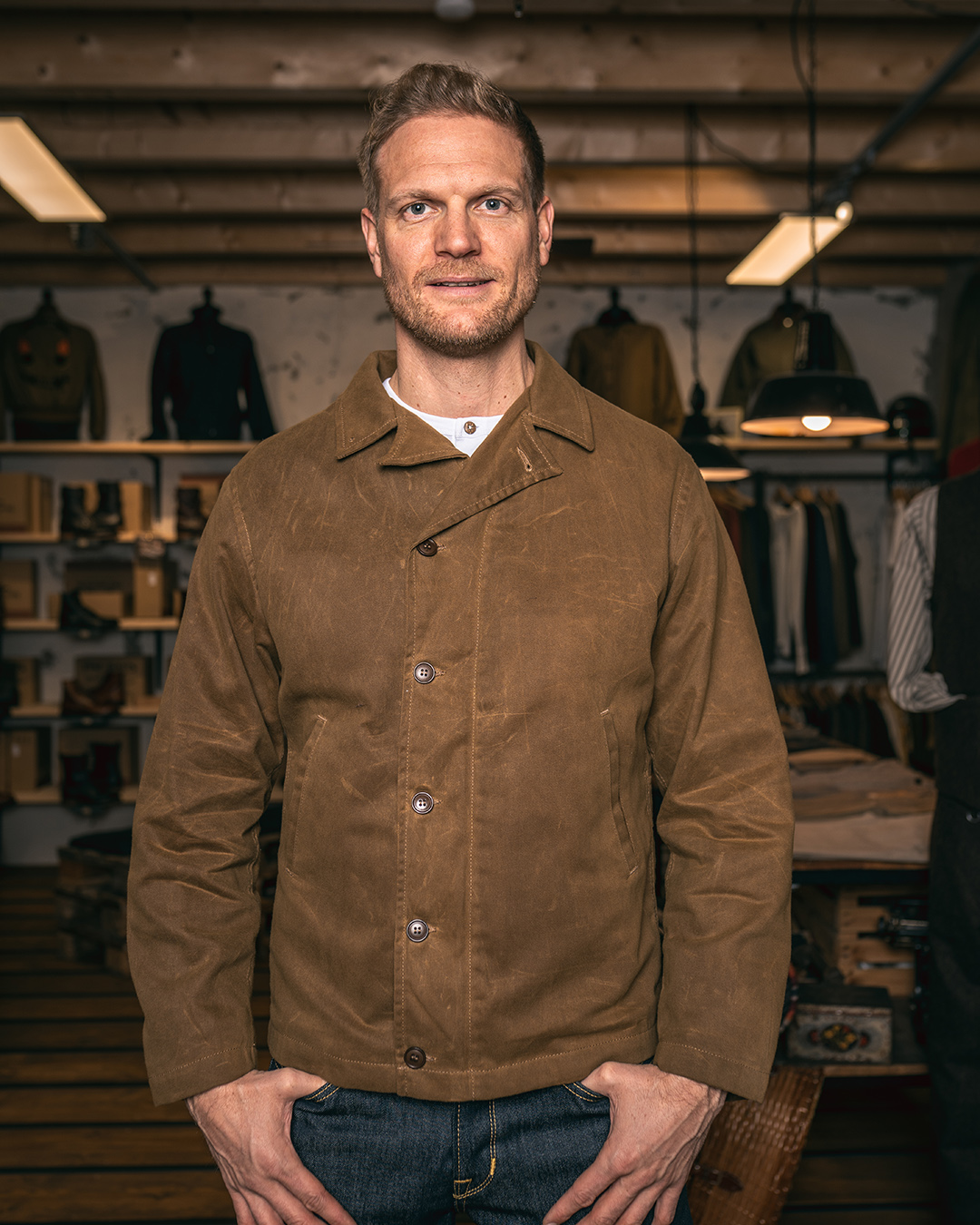 1945 N4 Deck Jacket waxed Doha 1945 N4 Deck Jacket waxed Doha