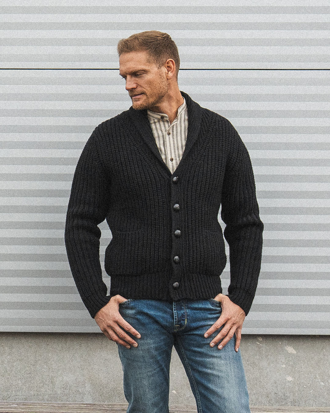 1923 Buccaneer Cardigan Black