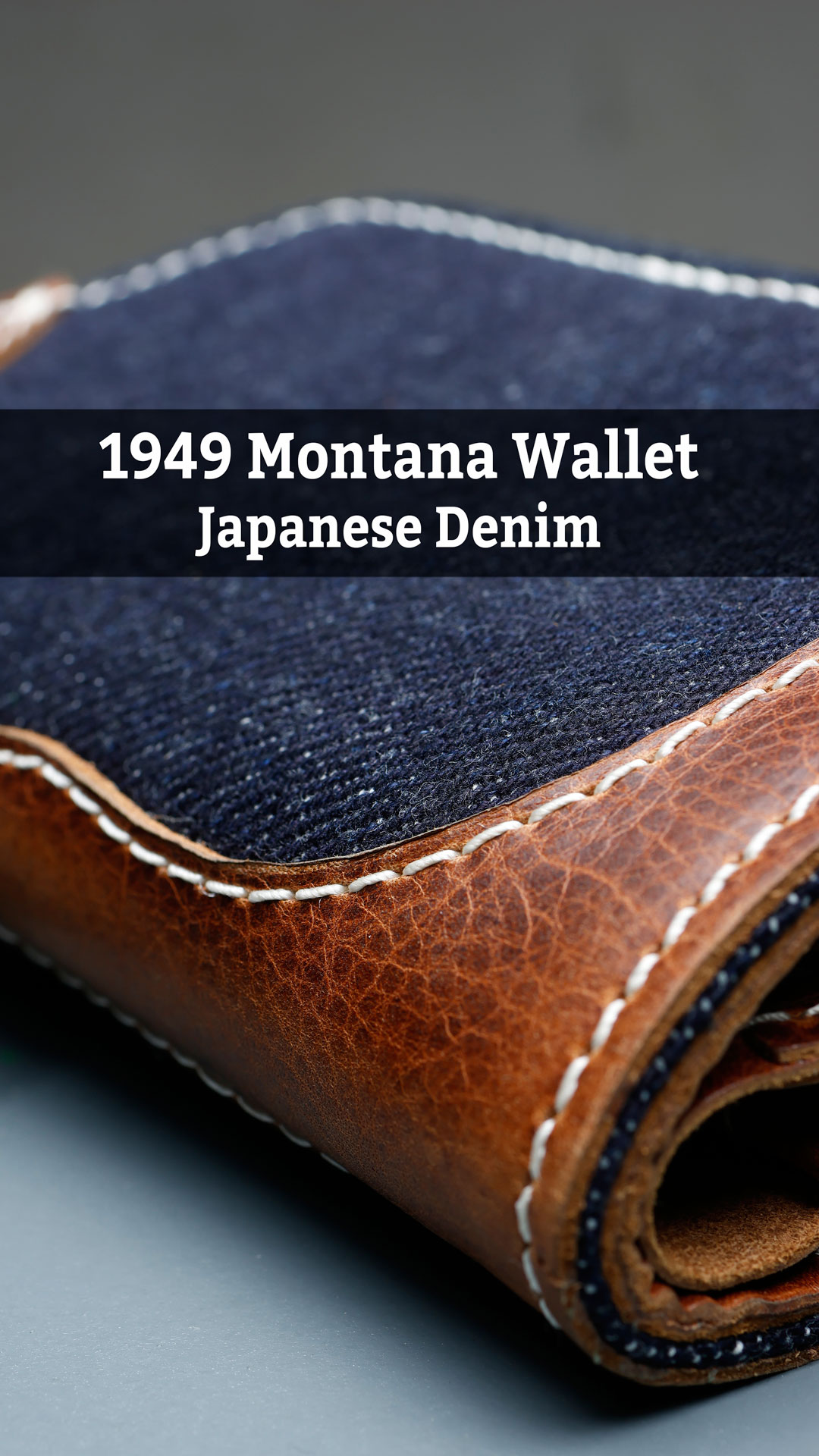 1949 Montana Wallet Japanese Denim