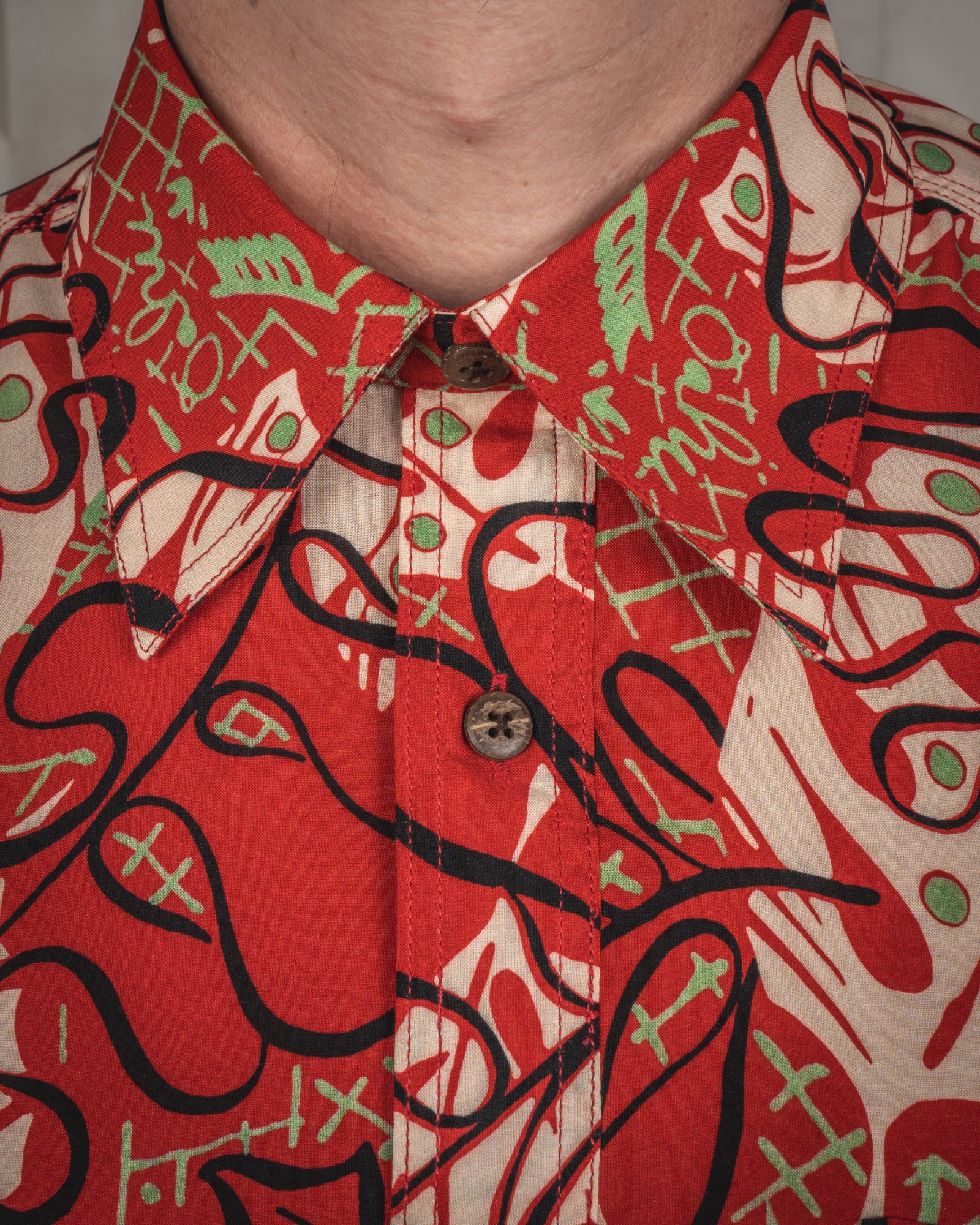 1948 Surf Shirt Kahoolawe Red