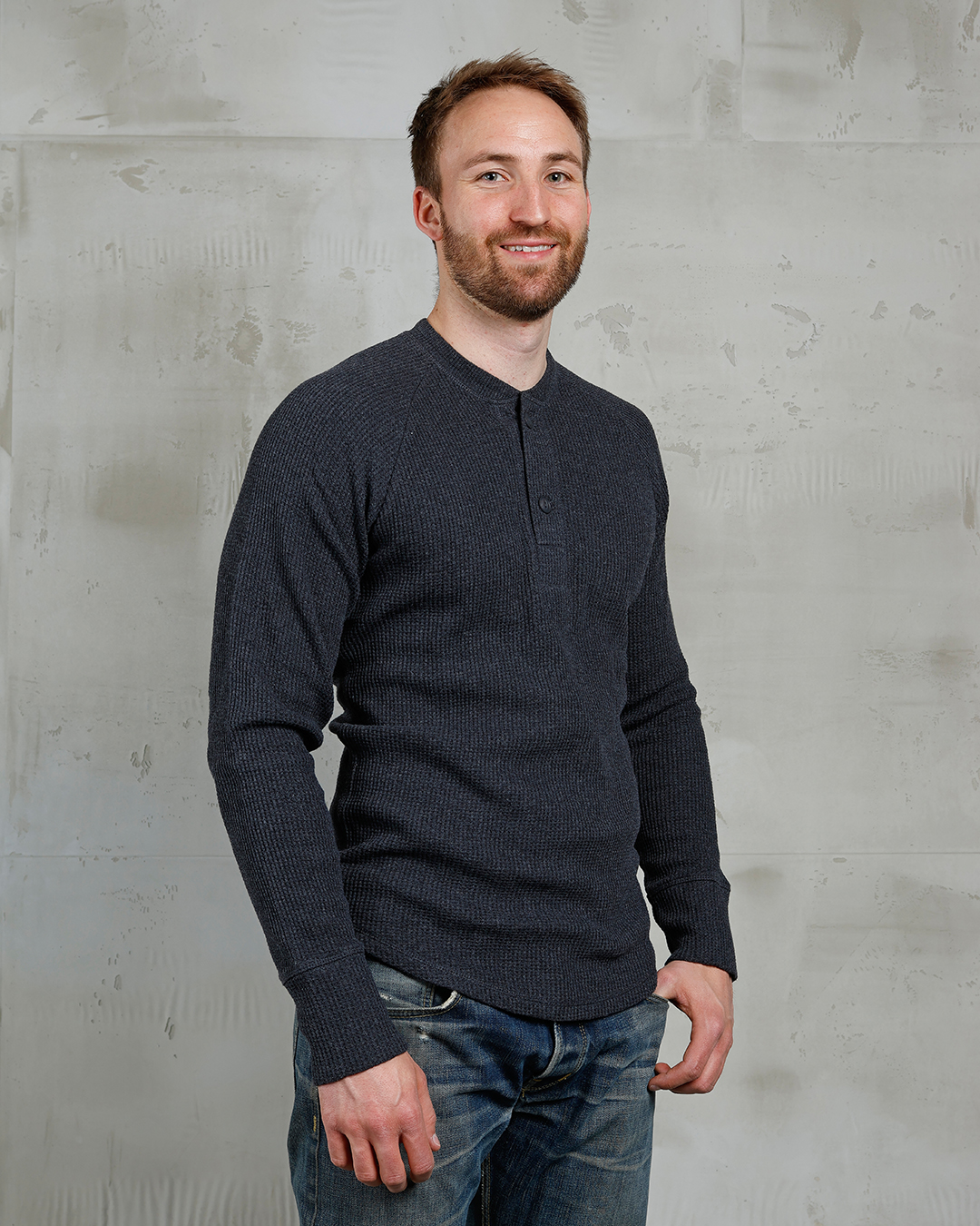 1936 Waffle Shirt Iron Grey