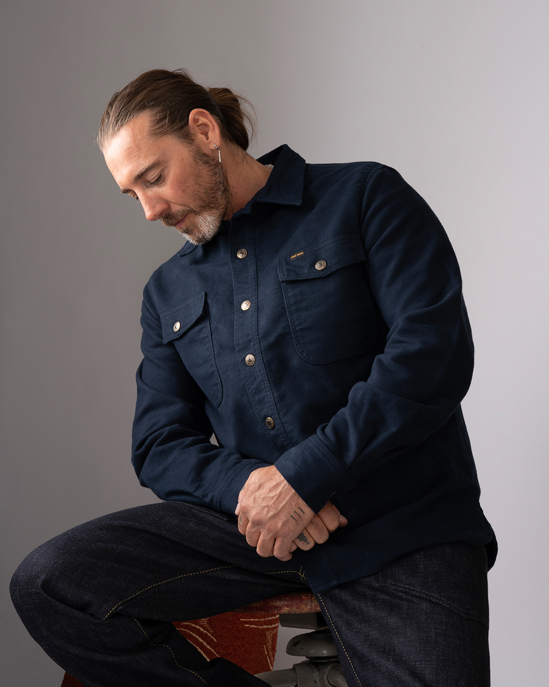 1943 CPO Shirt Moleskin navy