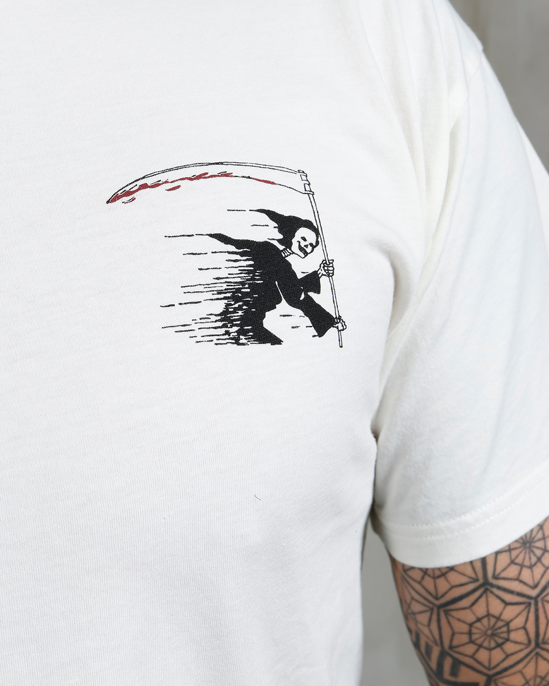 1969 Sports Tee Grim Reaper White