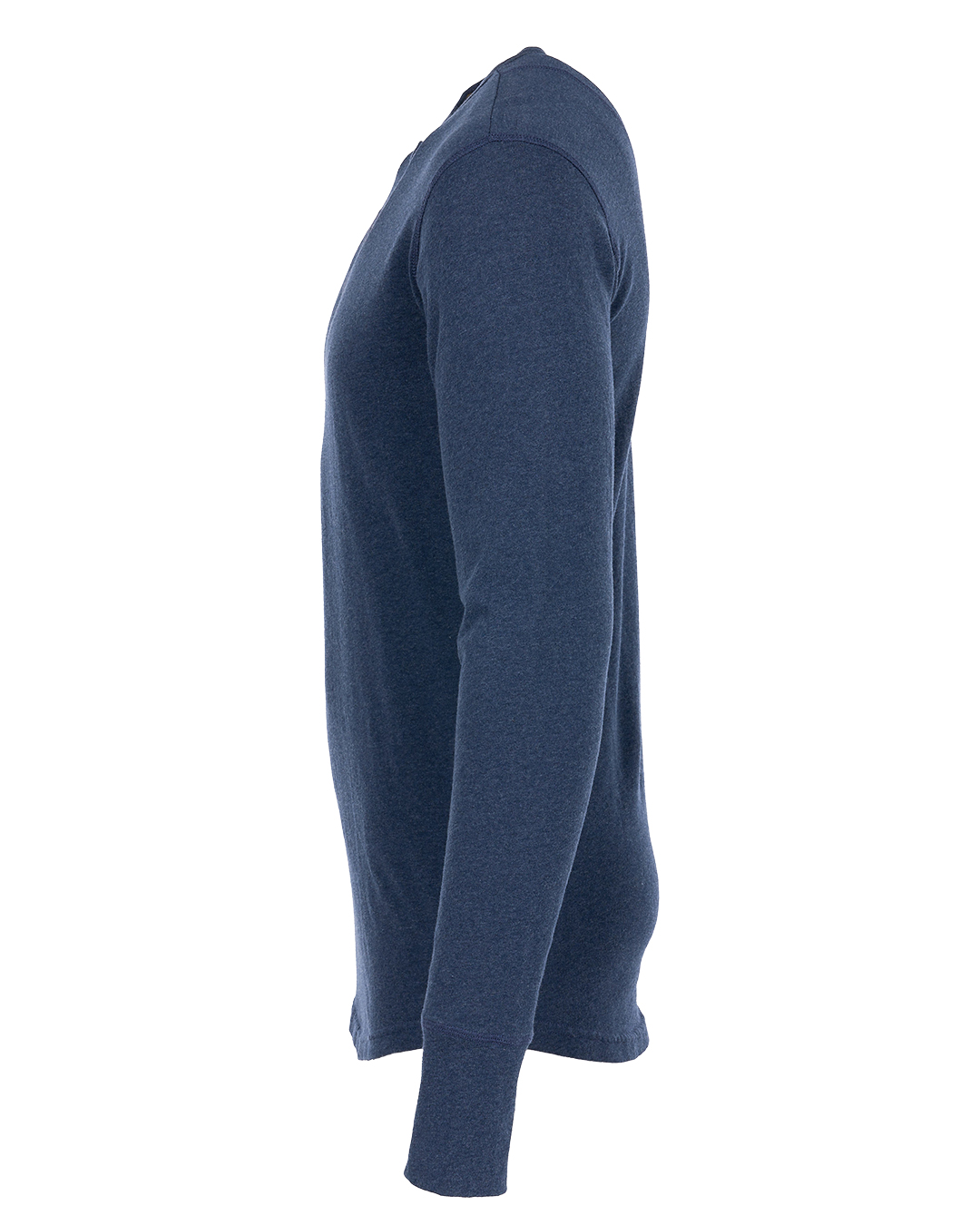 1927 Henley Shirt long sleeve indigo melange 1927 Henley Shirt long sleeve indigo melange