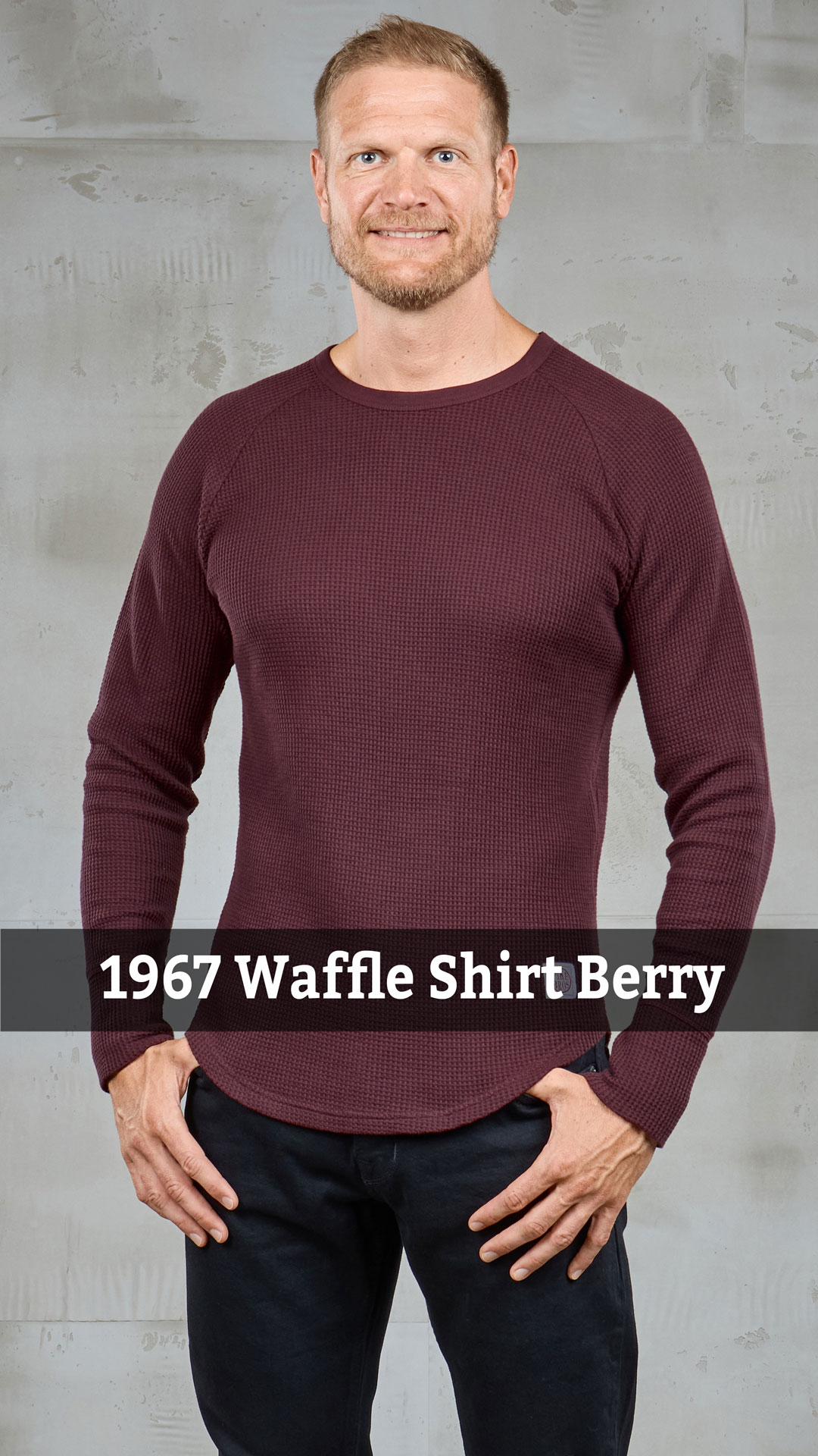 Waffle Shirt Berry