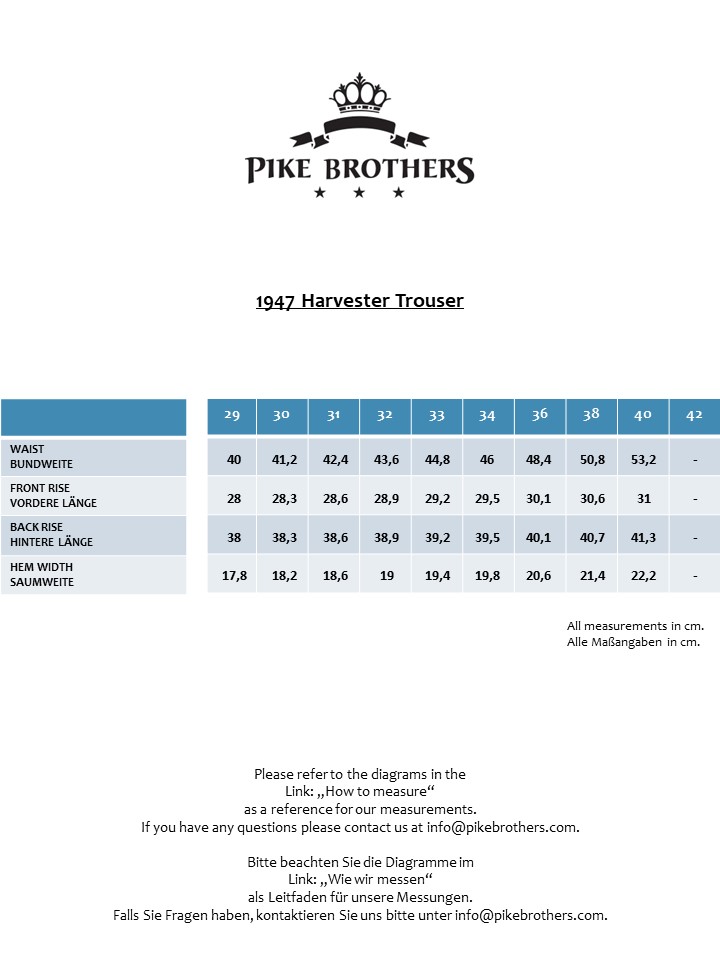 1947 Harvester Trousers Chicago black 1947 Harvester Trousers Chicago black