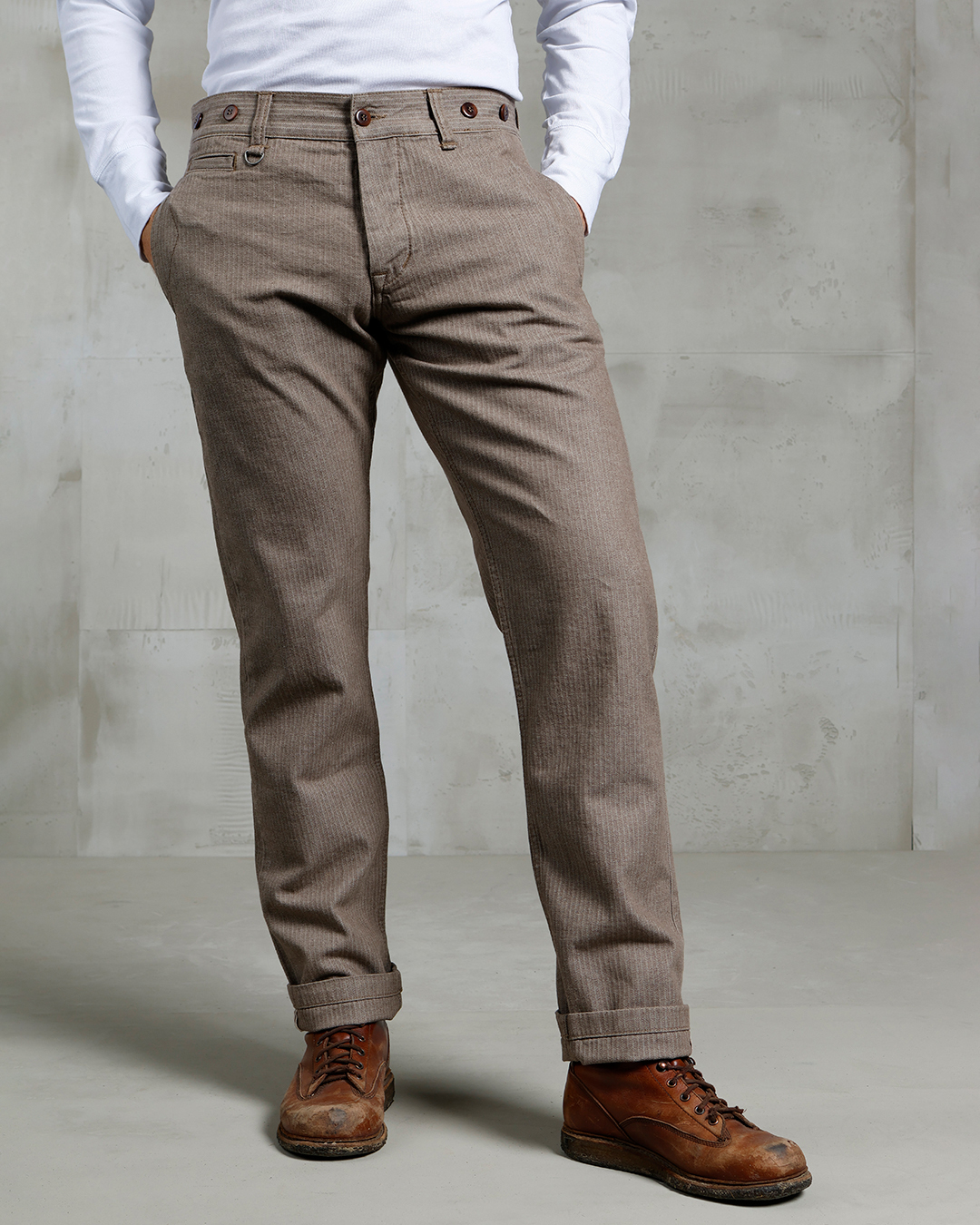 1947 Harvester Trousers HBT brown