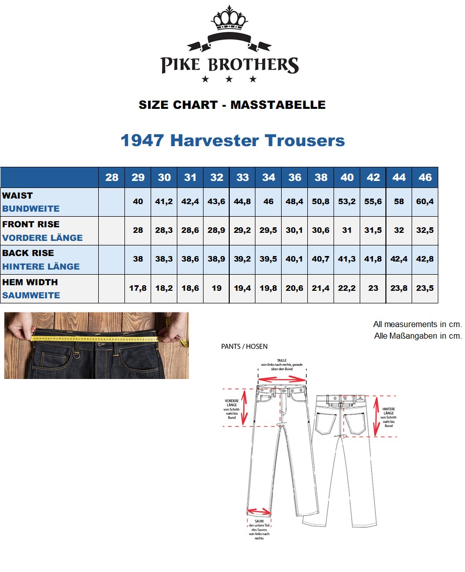 1947 Harvester Trousers Raymond brown