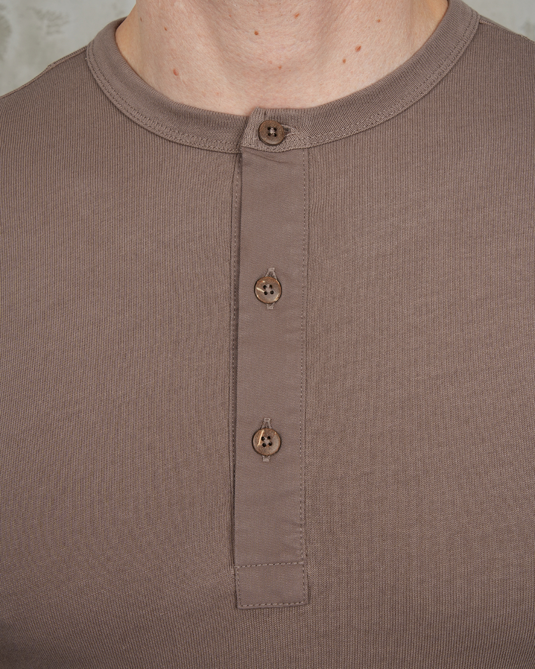 1927 Henley Shirt Short Sleeve Mud