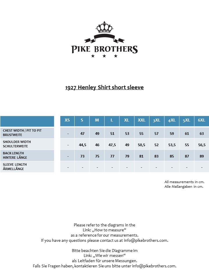 1927 Henley Shirt short sleeve Mojave blue