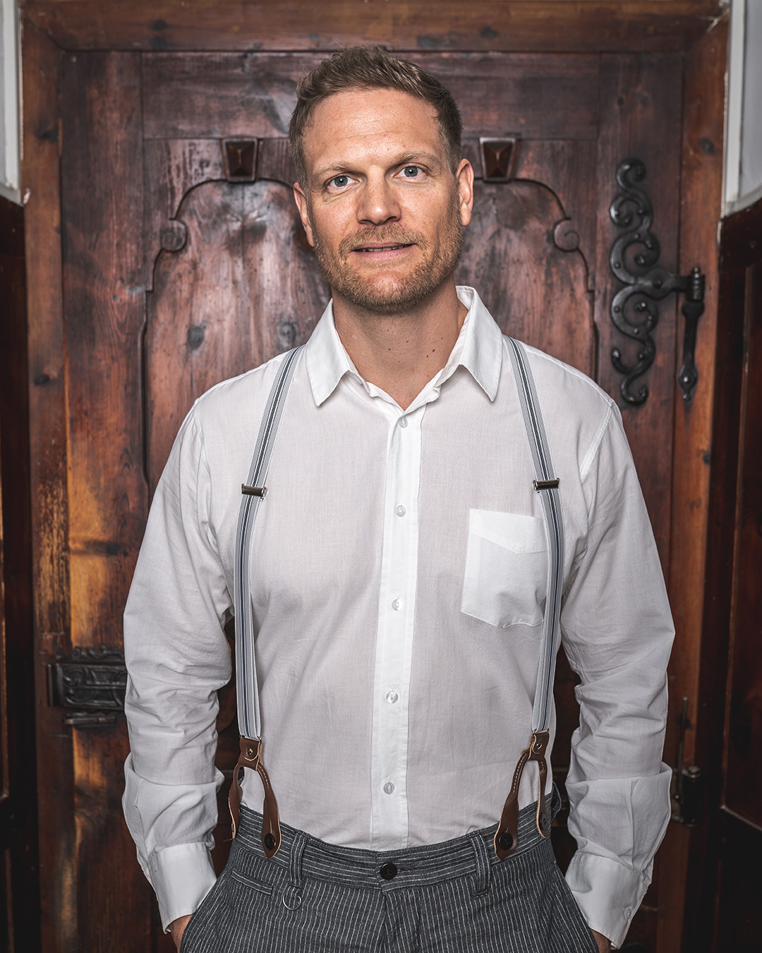 1947 Albatros Shirt white chambray