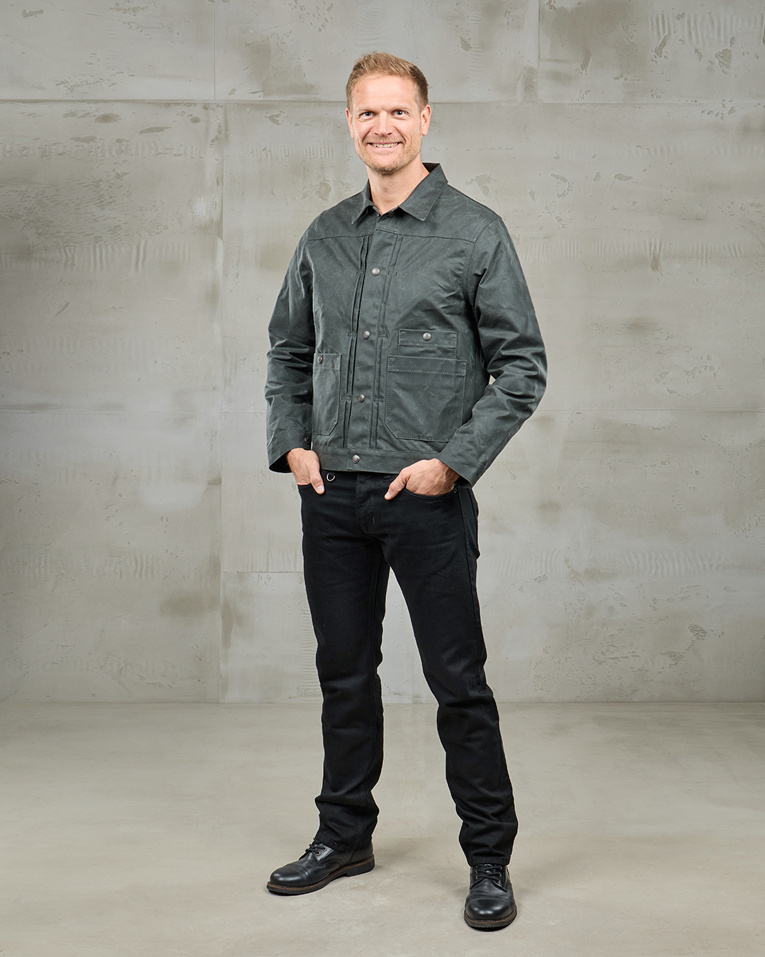 1908 Miner Jacket Waxed Olive