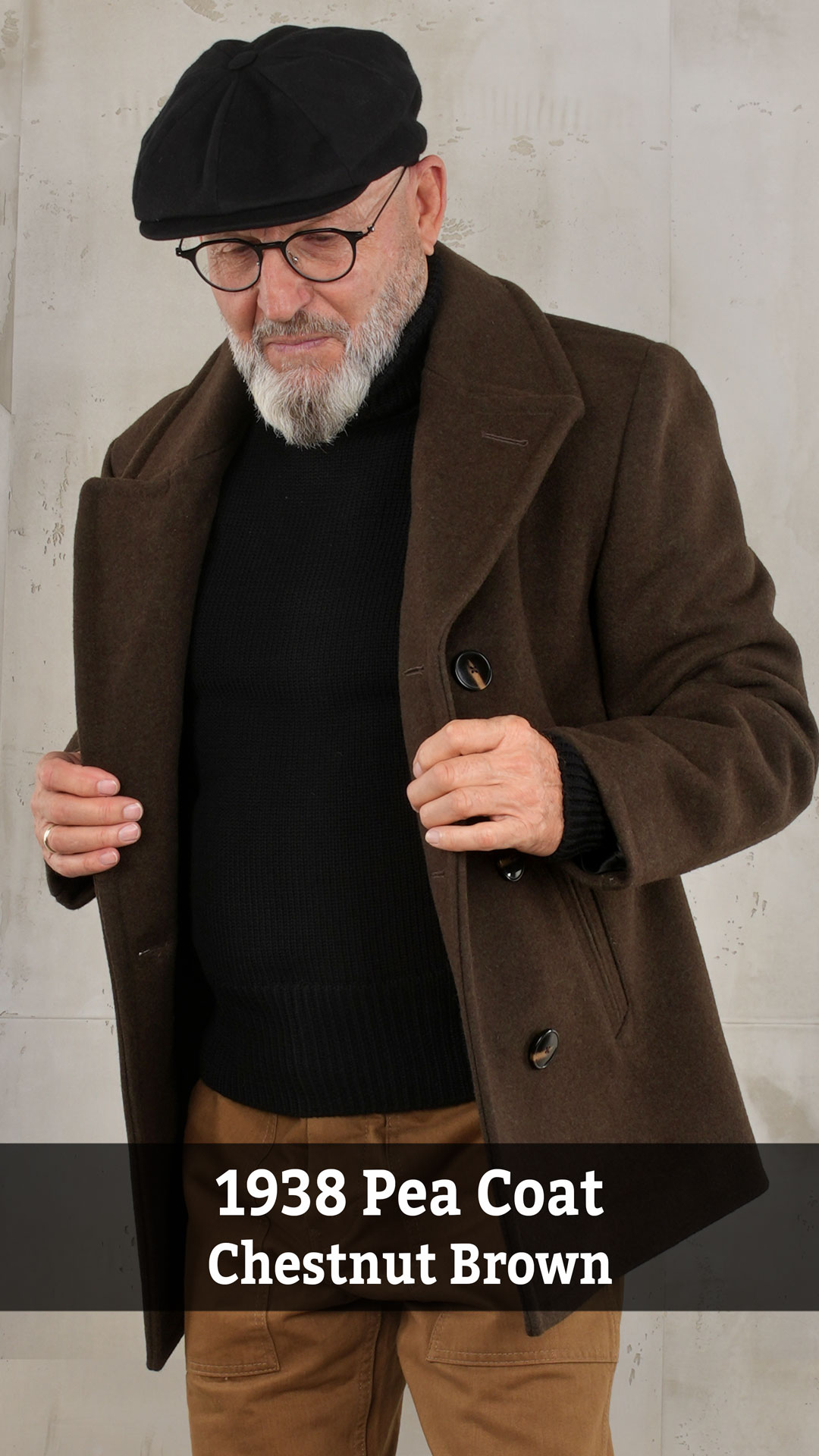 Pea Coat Chestnut Brown