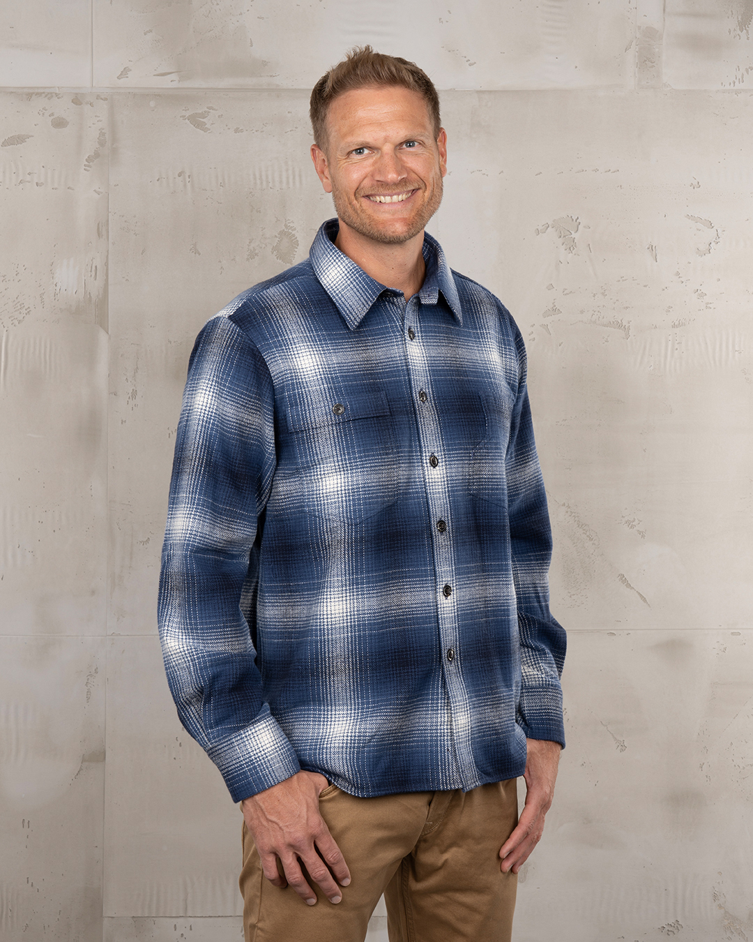1937 Roamer Shirt Livingston blue