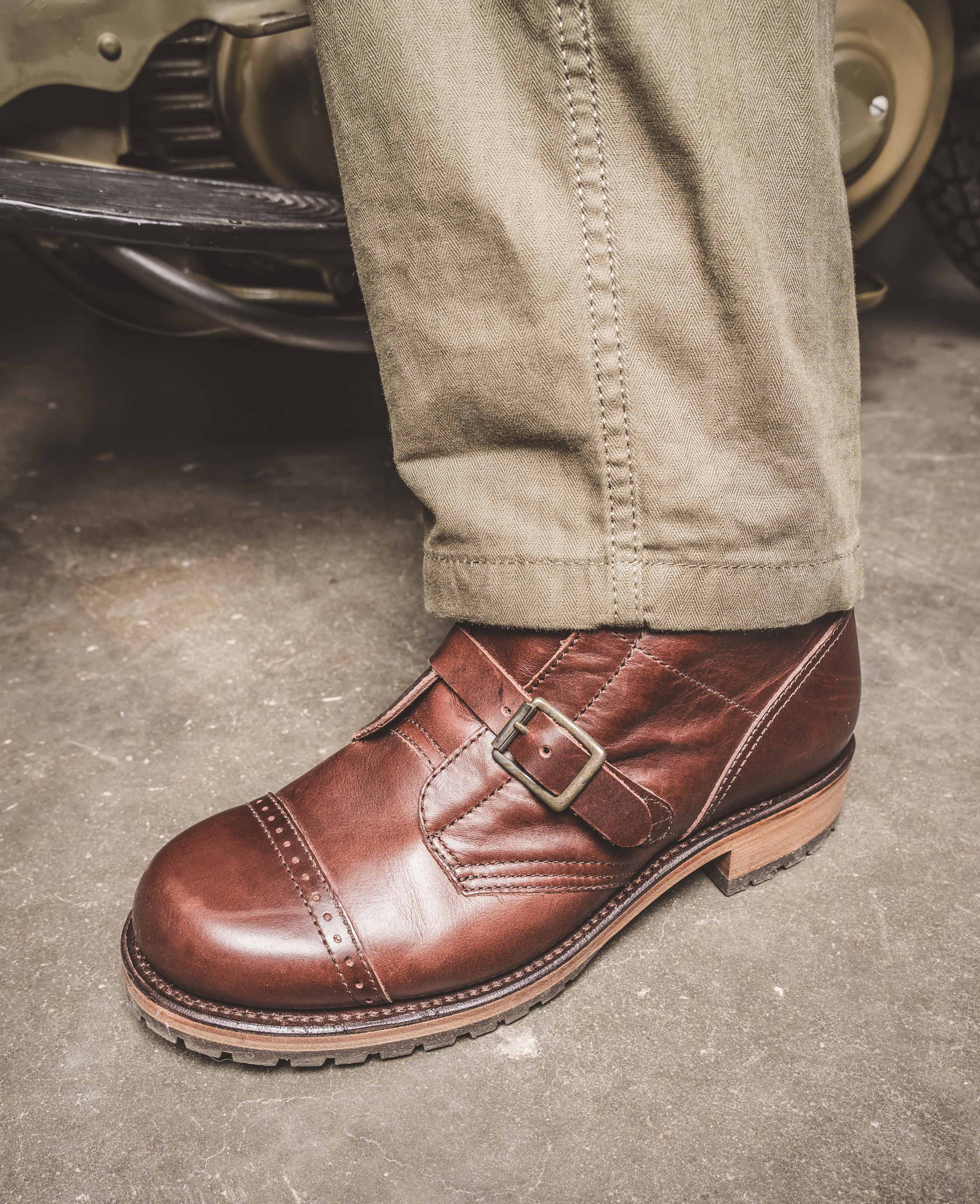 1945 Tanker Boots cognac O&E 1945 Tanker Boots cognac O&E