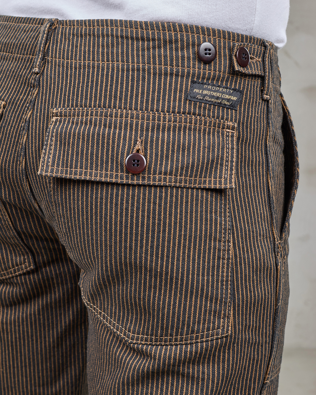 1962 OG-107 Short Hickory Stripe Brown