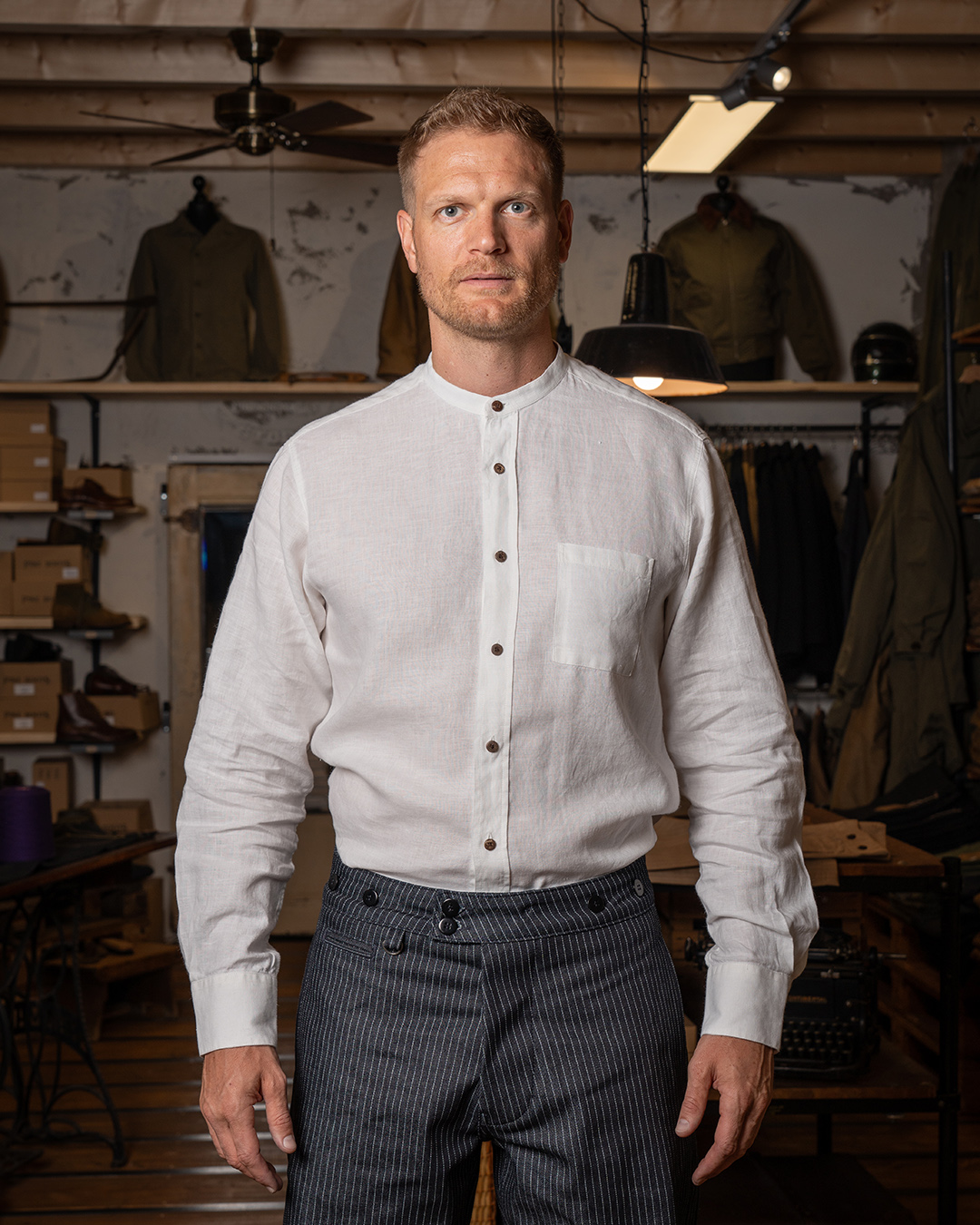 1923 Buccanoy Shirt linen ecru 1923 Buccanoy Shirt linen ecru