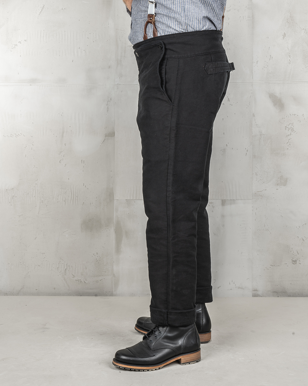 1935 Machinist Trousers Elephant Skin Black 1935 Machinist Trousers Elephant Skin Black