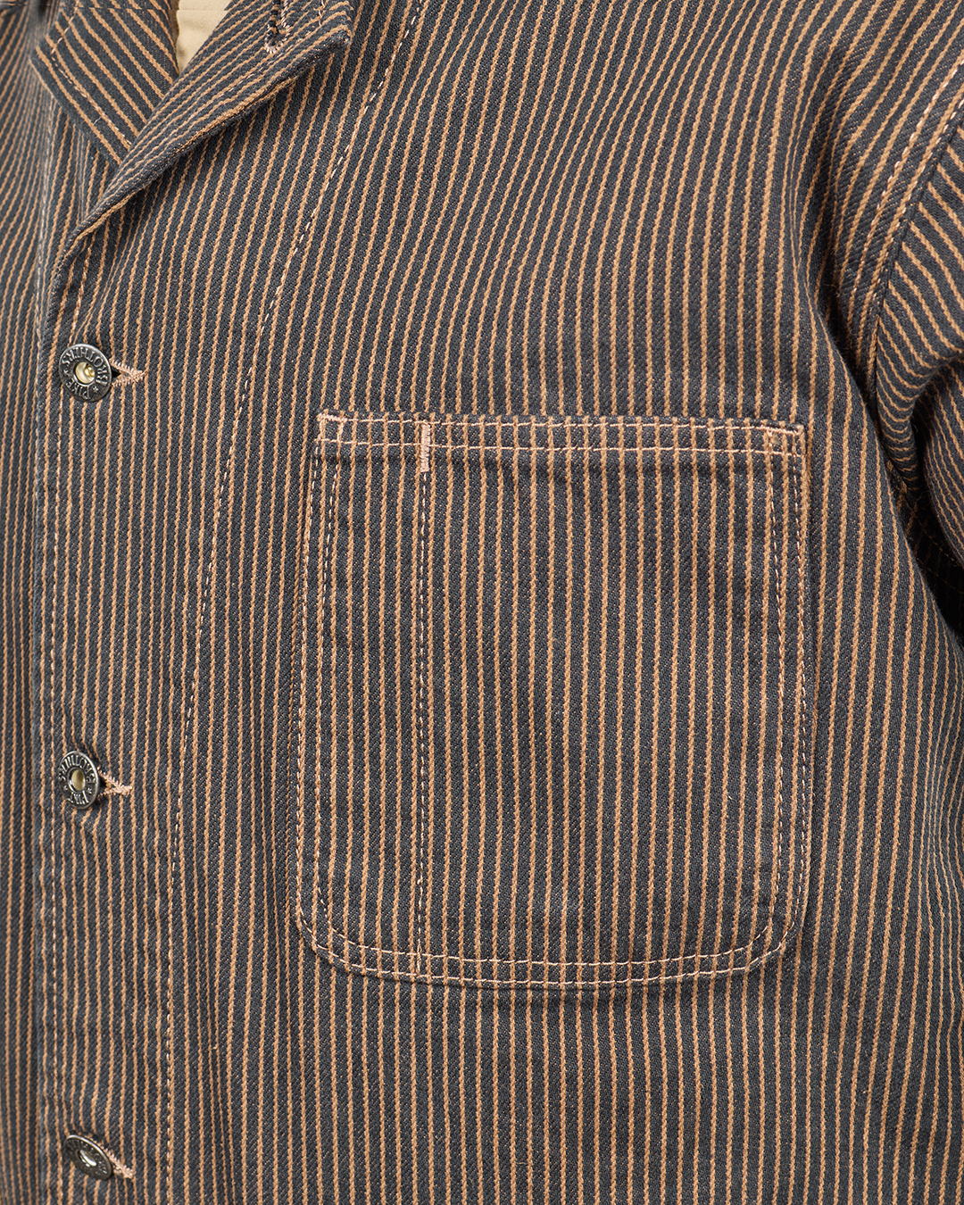 1941 Utility Jacket Hickory Stripe Brown