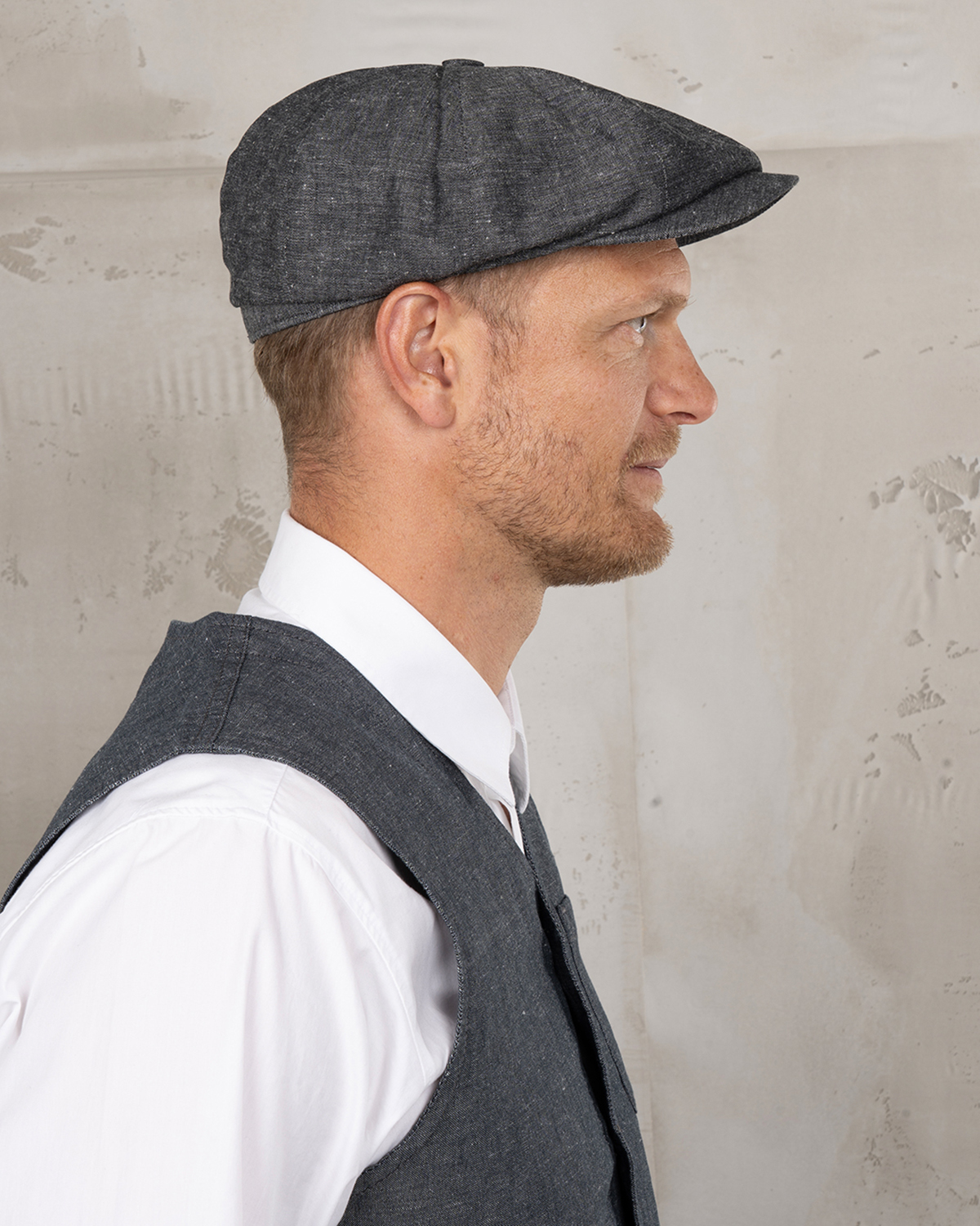 1928 Newsboy Cap Smoke Grey