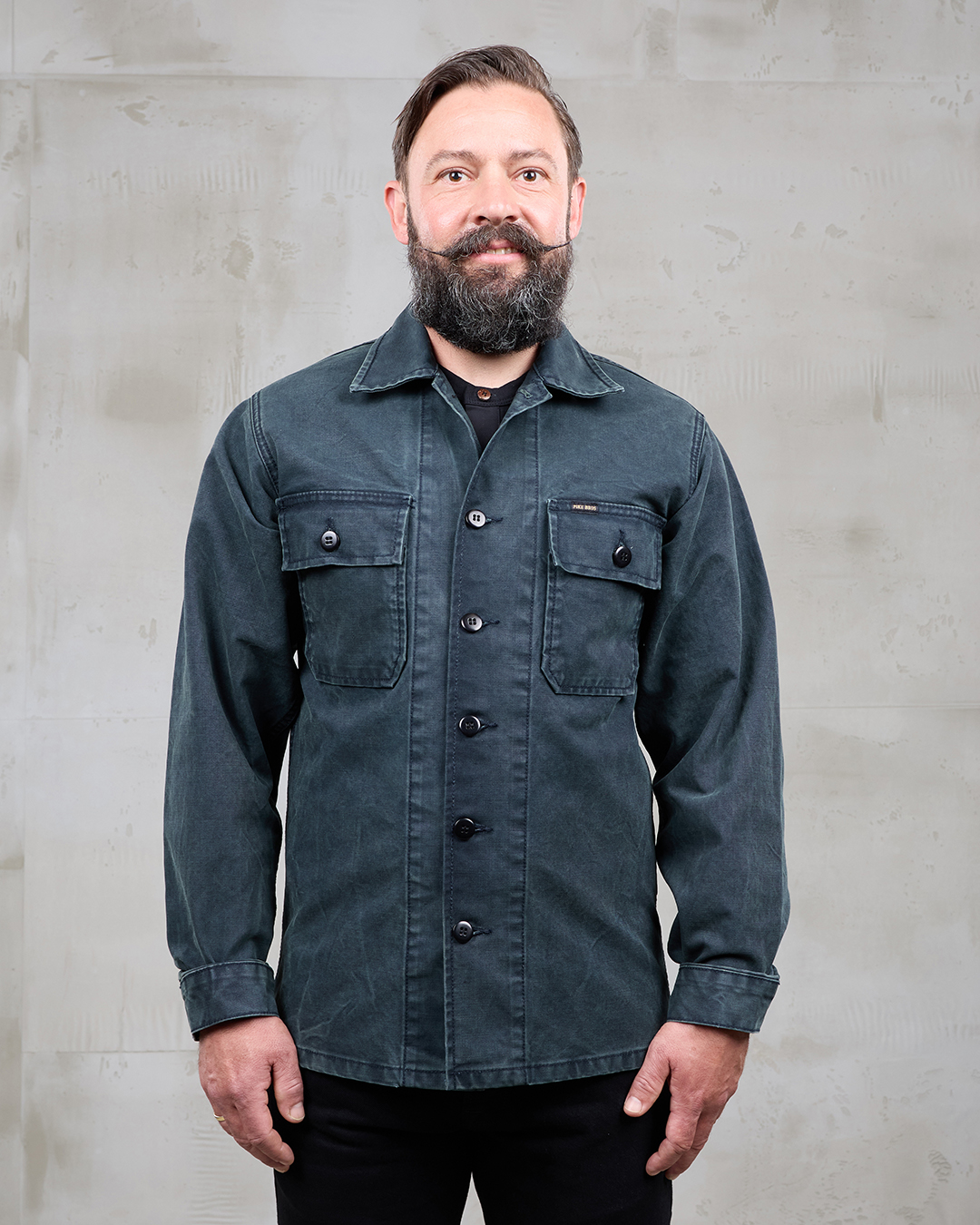 1962 OG-107 Shirt Grease Black