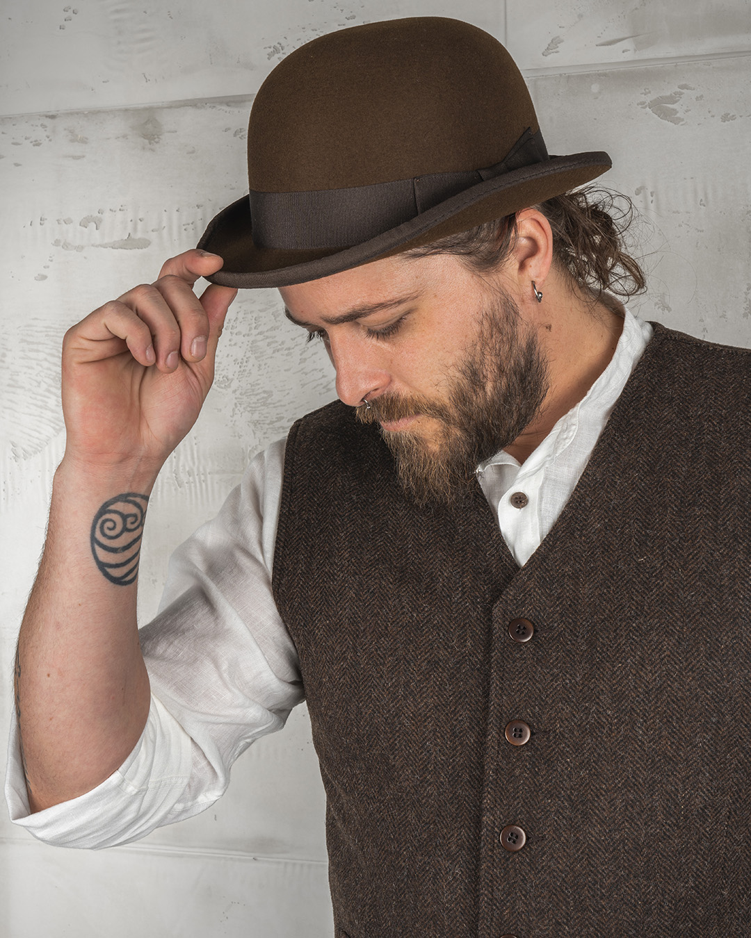 1921 Bowler Hat brown