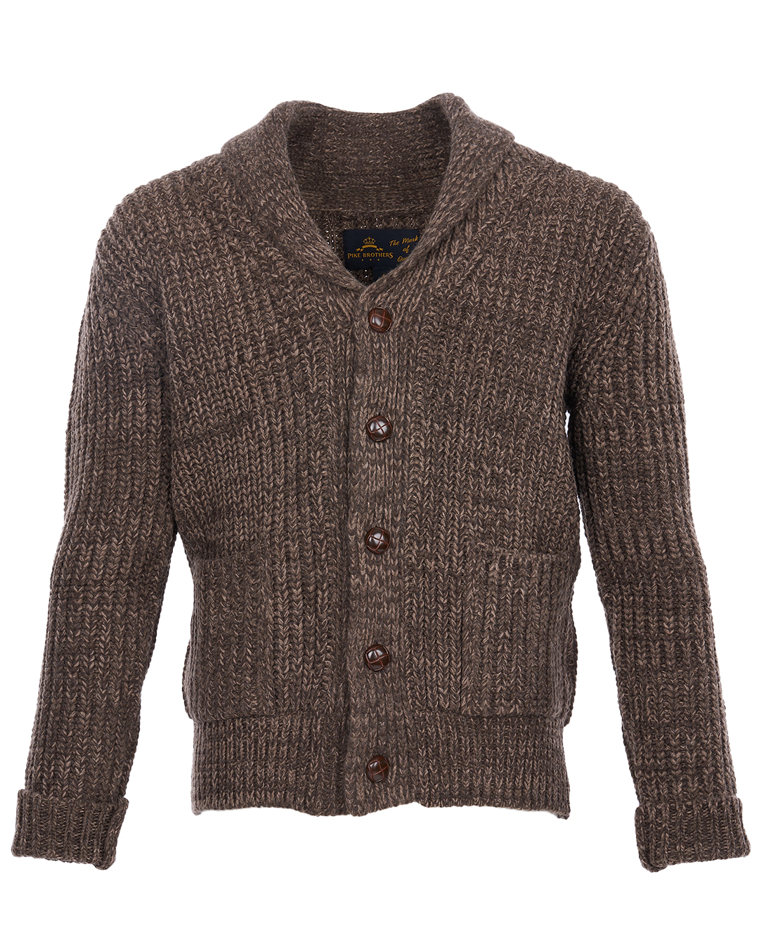 1923 Buccaneer Cardigan brown melange