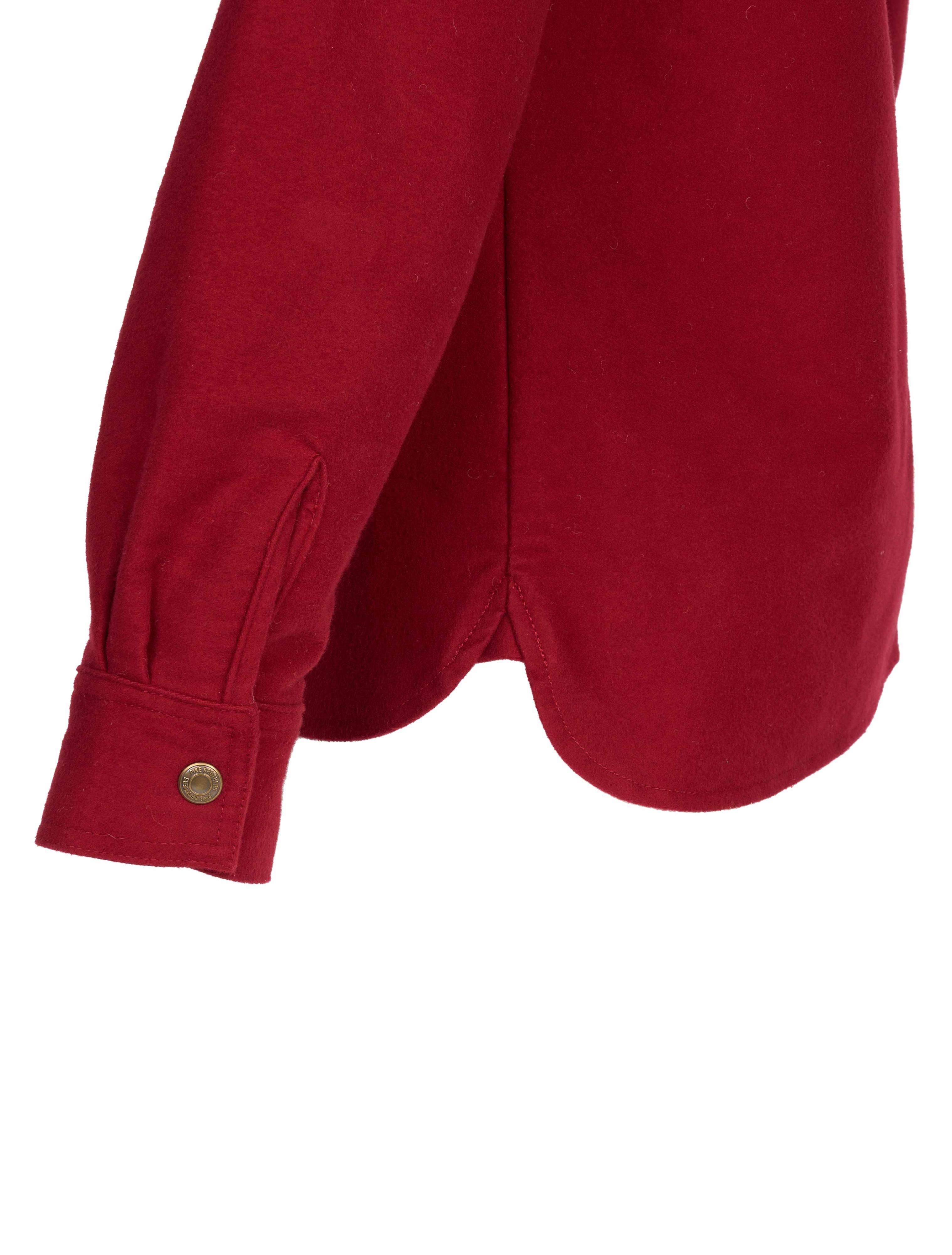 1943 CPO Shirt Moleskin dark red