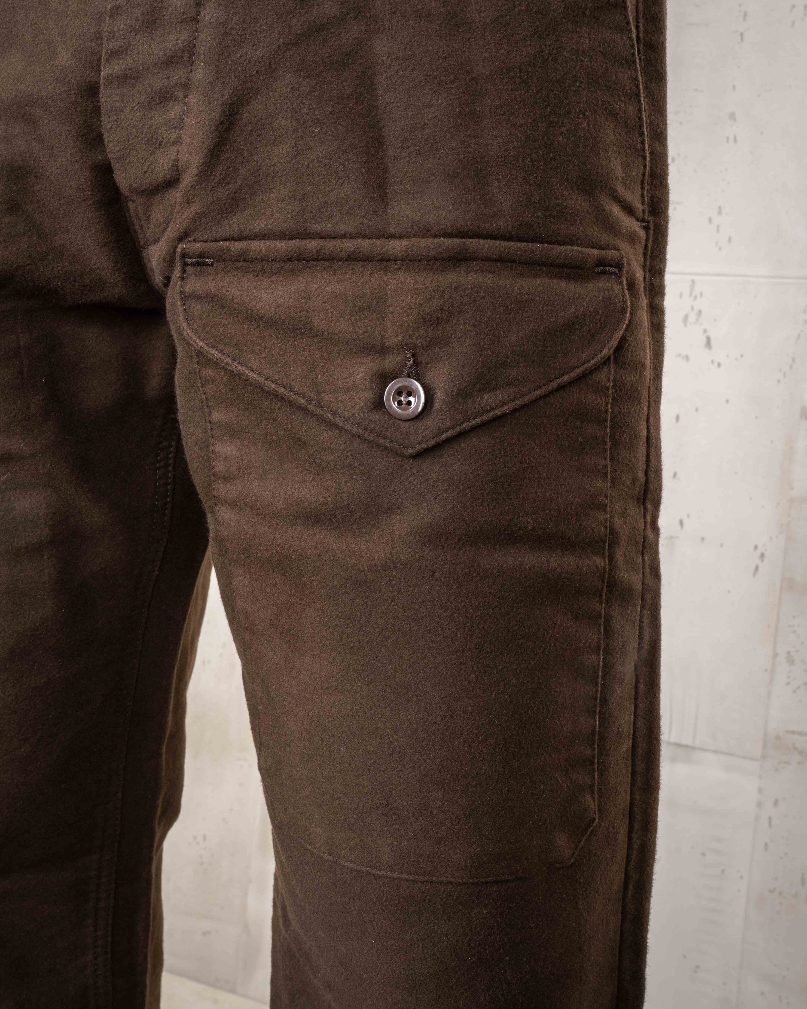 1952 Pattern Trousers Moleskin Soil Brown