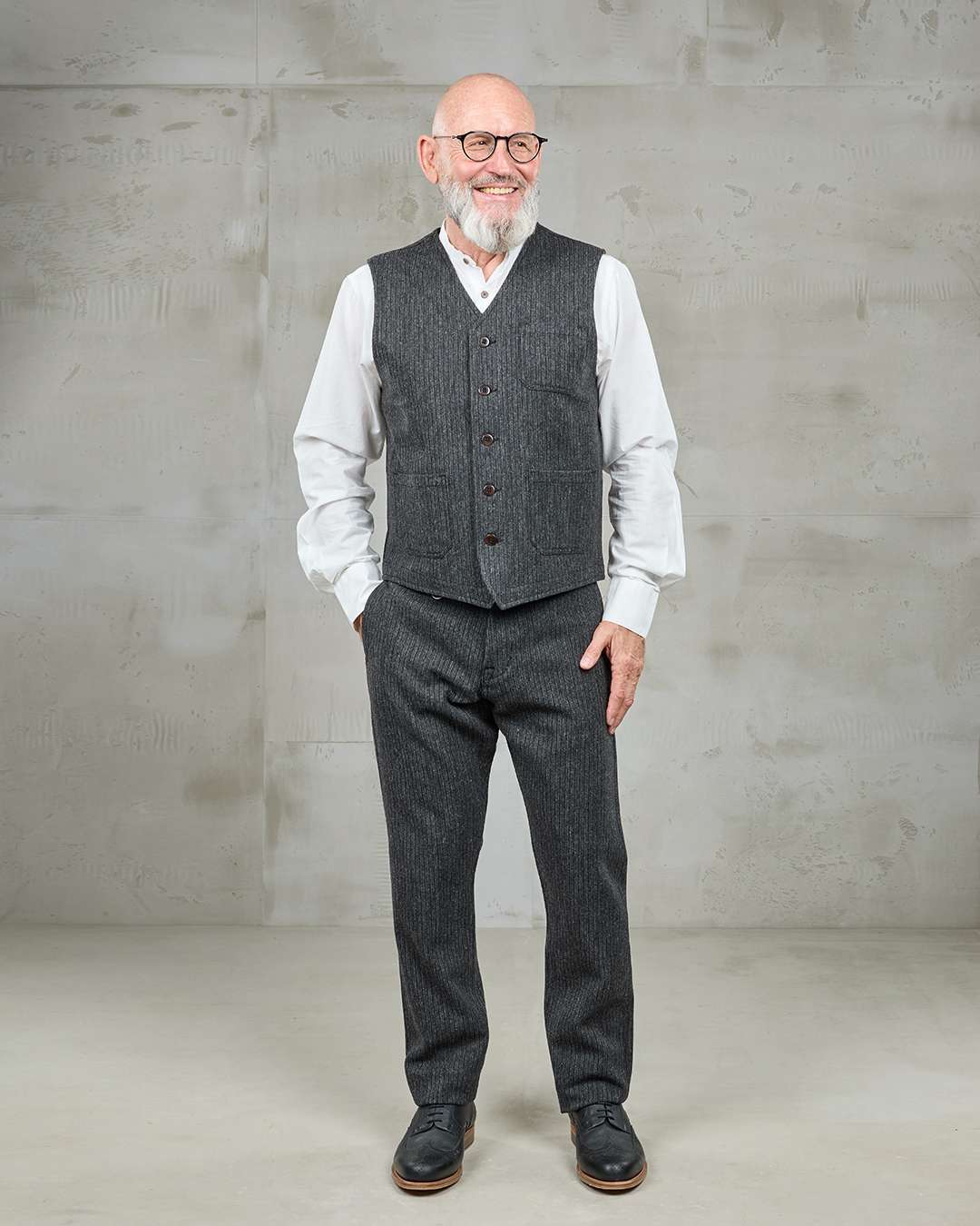 1937 Roamer Vest Glasgow Grey