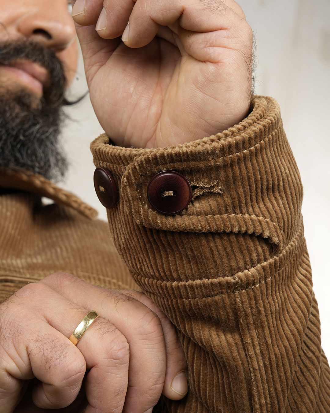 1932 Roadster Jacket Light Brass Cord