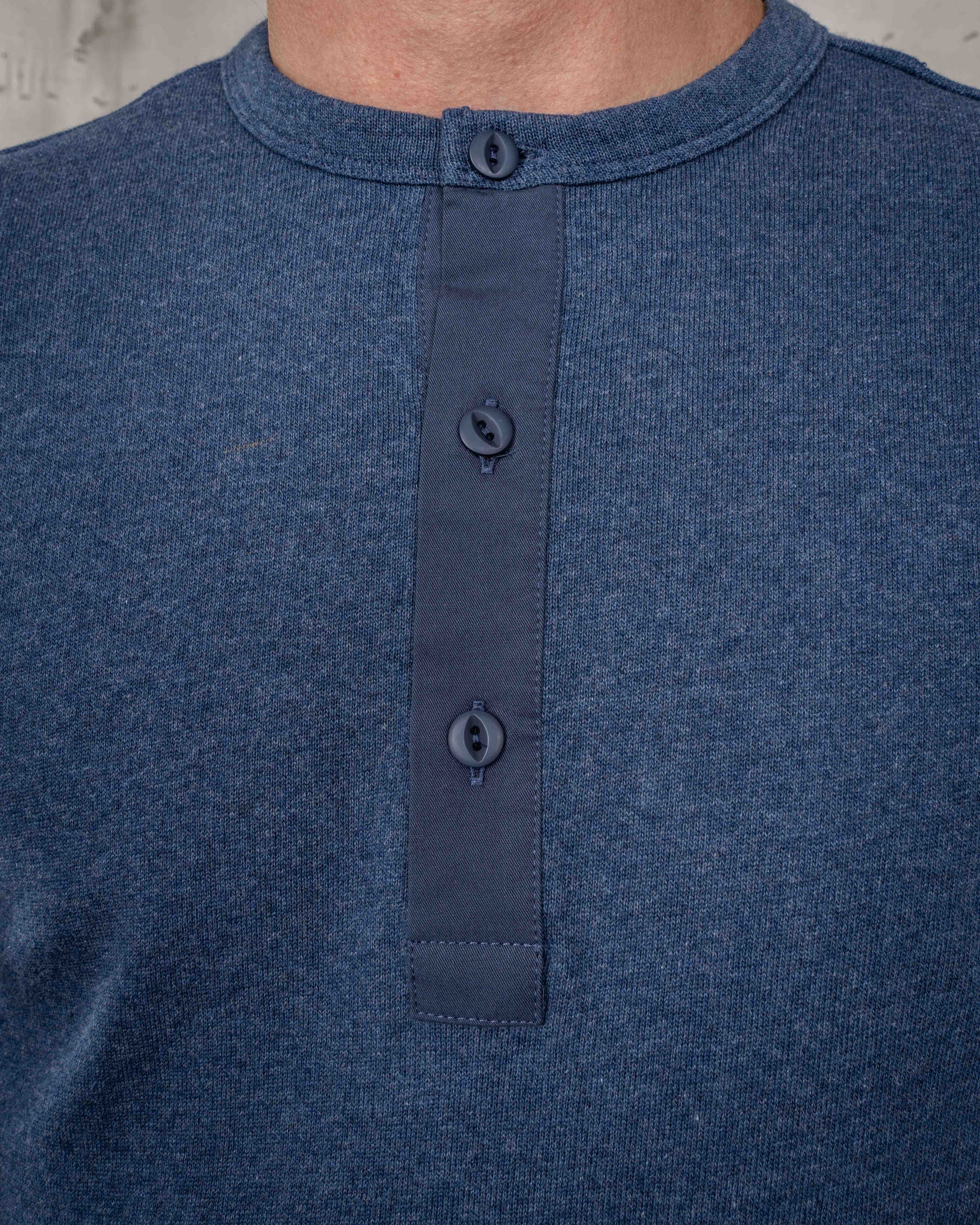 1954 Utility Shirt Long Sleeve Indigo Melange