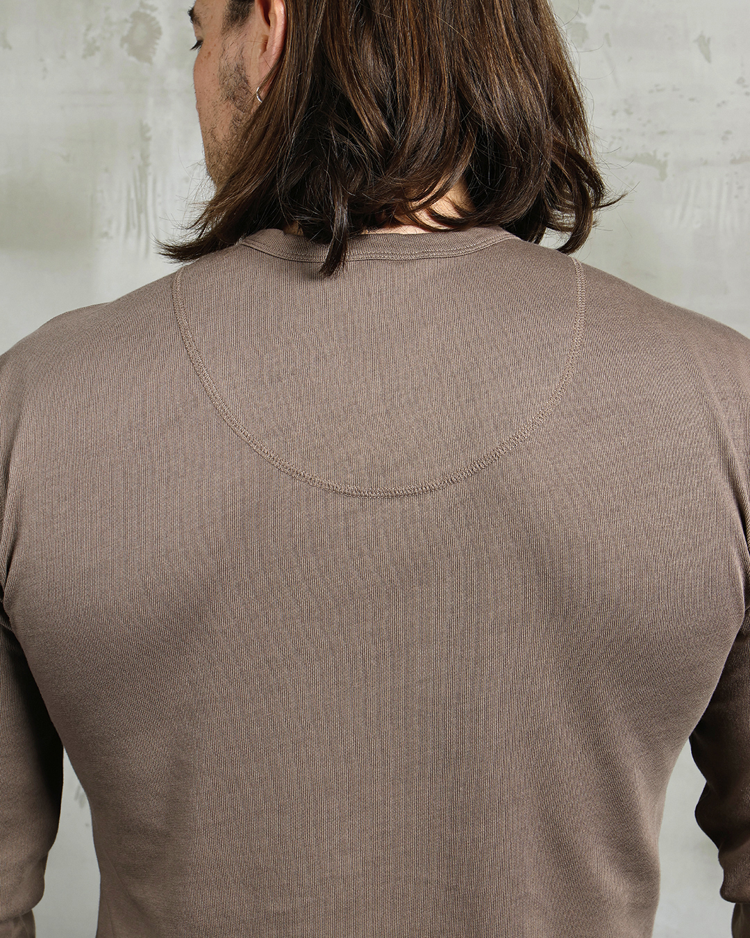 1927 Henley Shirt Long Sleeve Mud