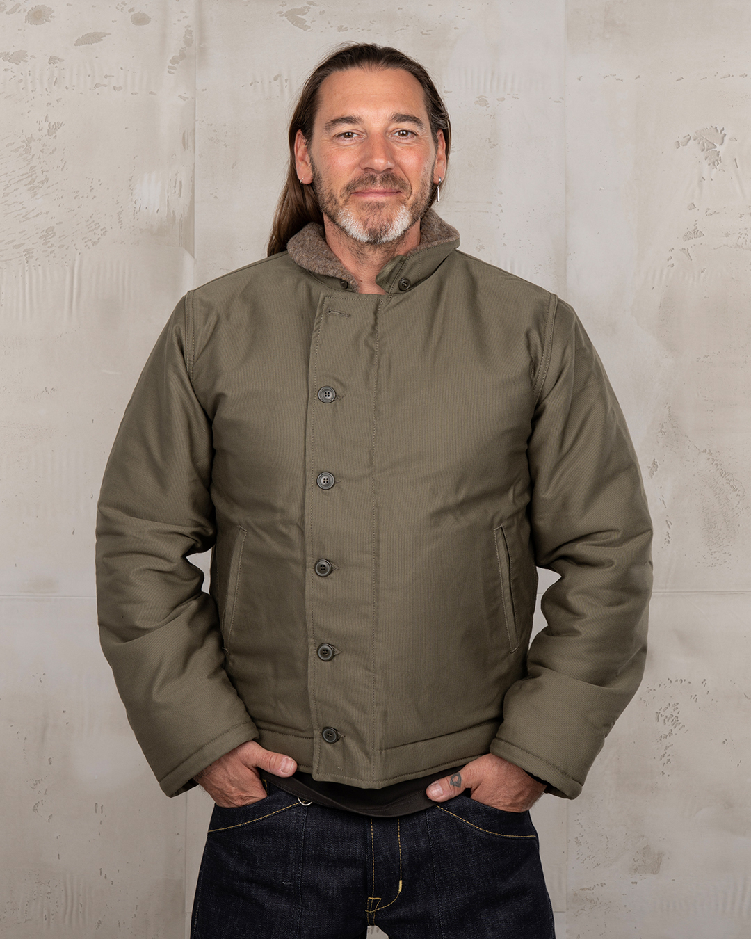1943 N1 Deck Jacket Bangor Green