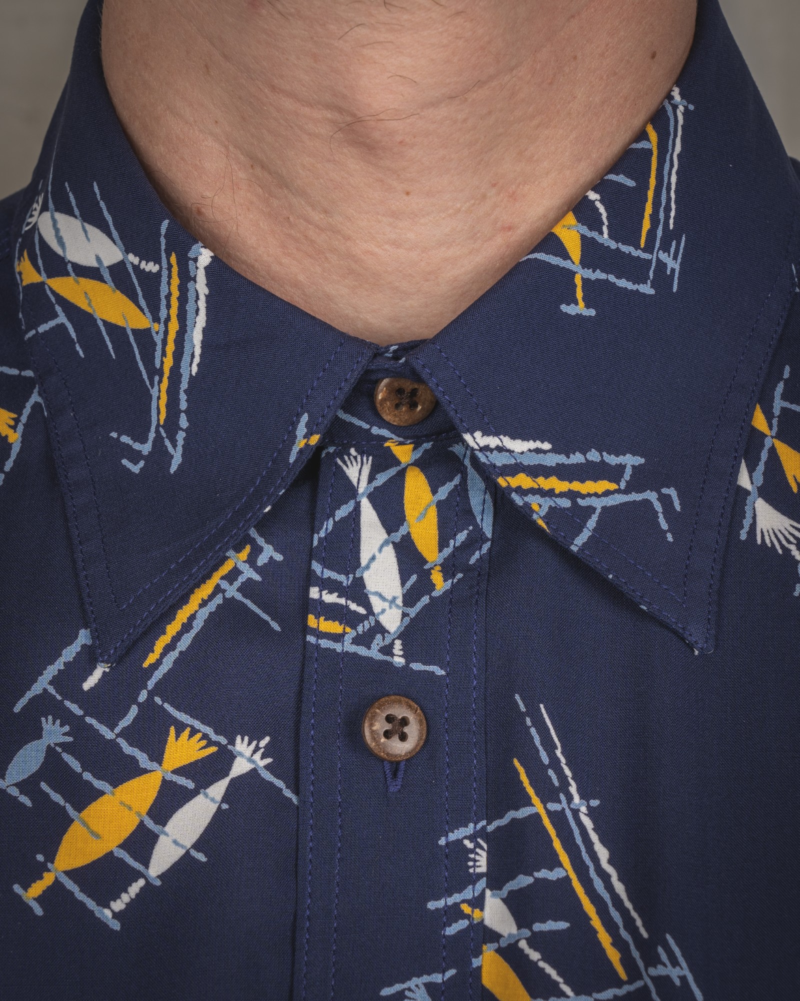 1948 Surf Shirt Kahoolawe Blue