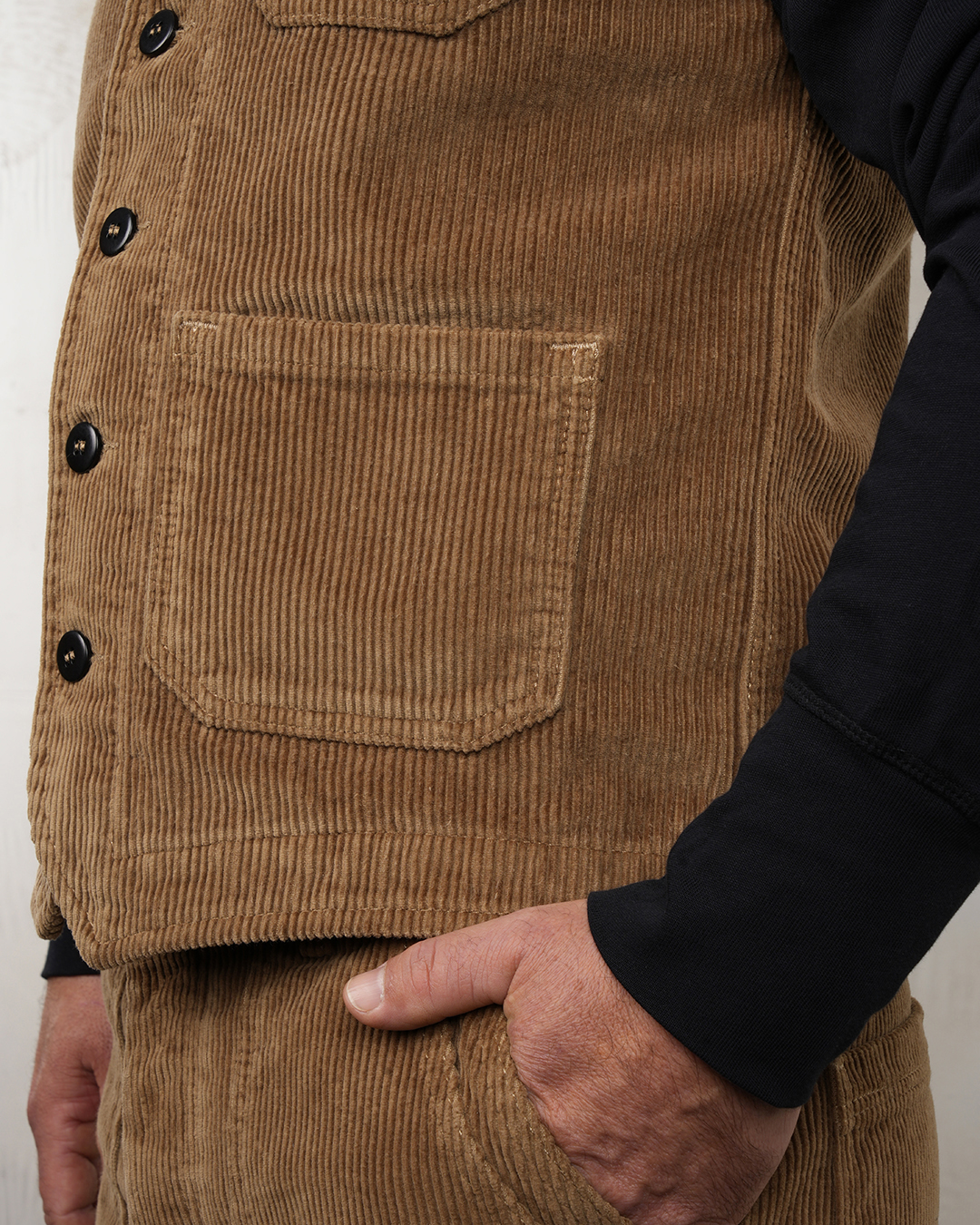 1937 Roamer Vest light brass cord