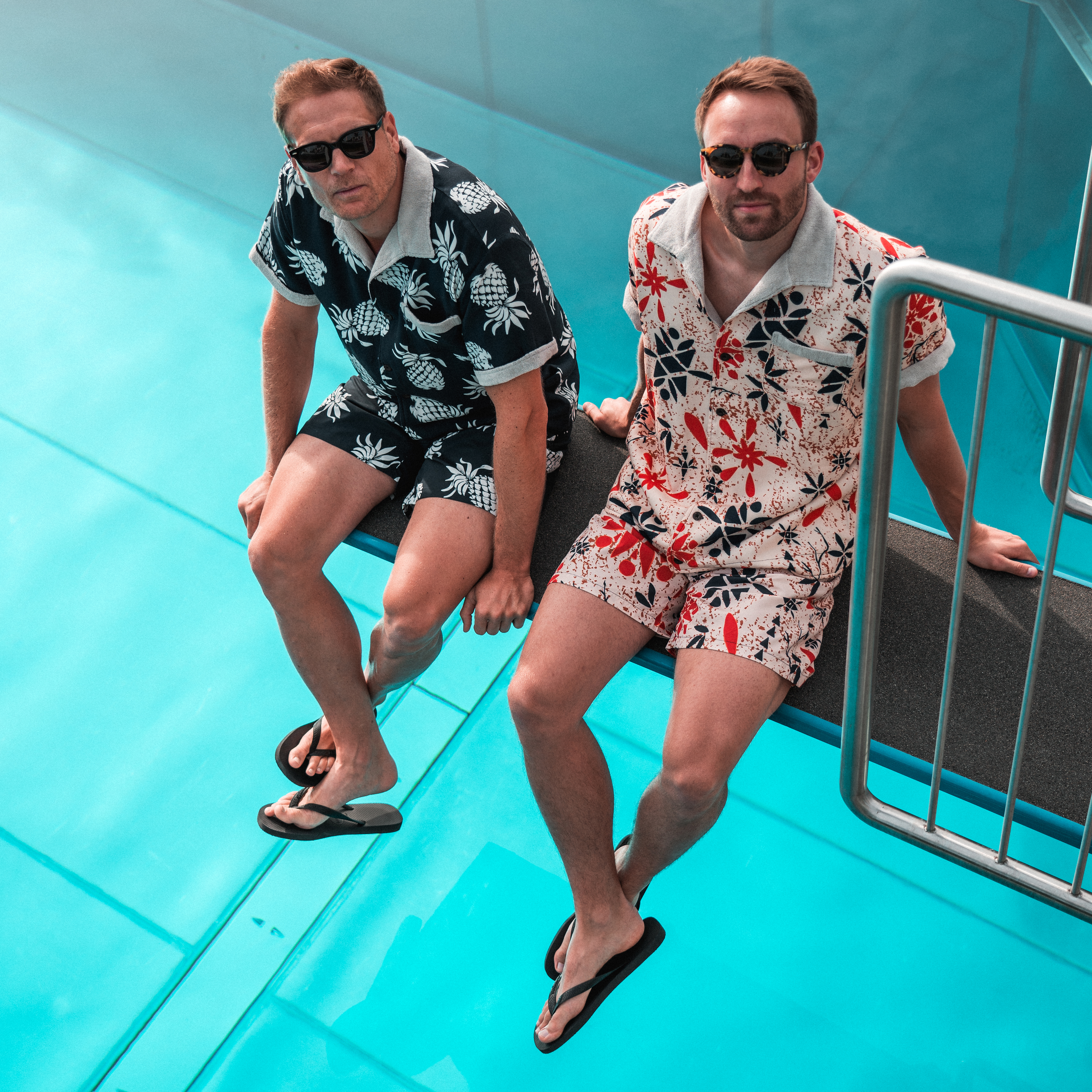 Cabana Shirts and Surf Shorts
