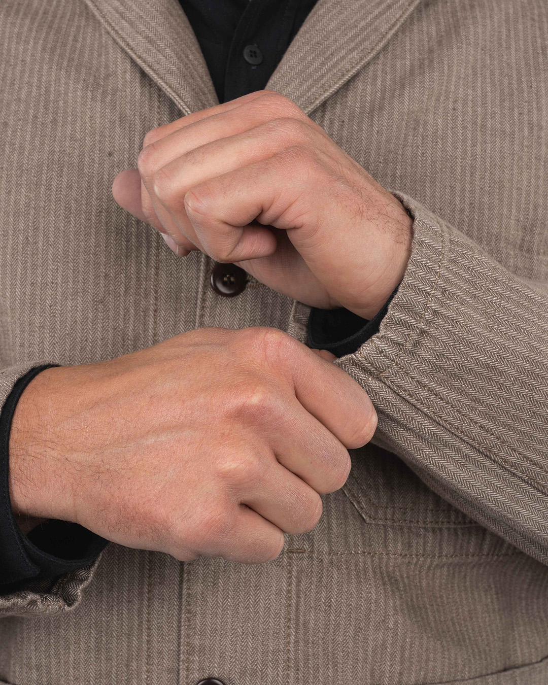 1948 Crafter Jacket HBT Brown 1948 Crafter Jacket HBT Brown