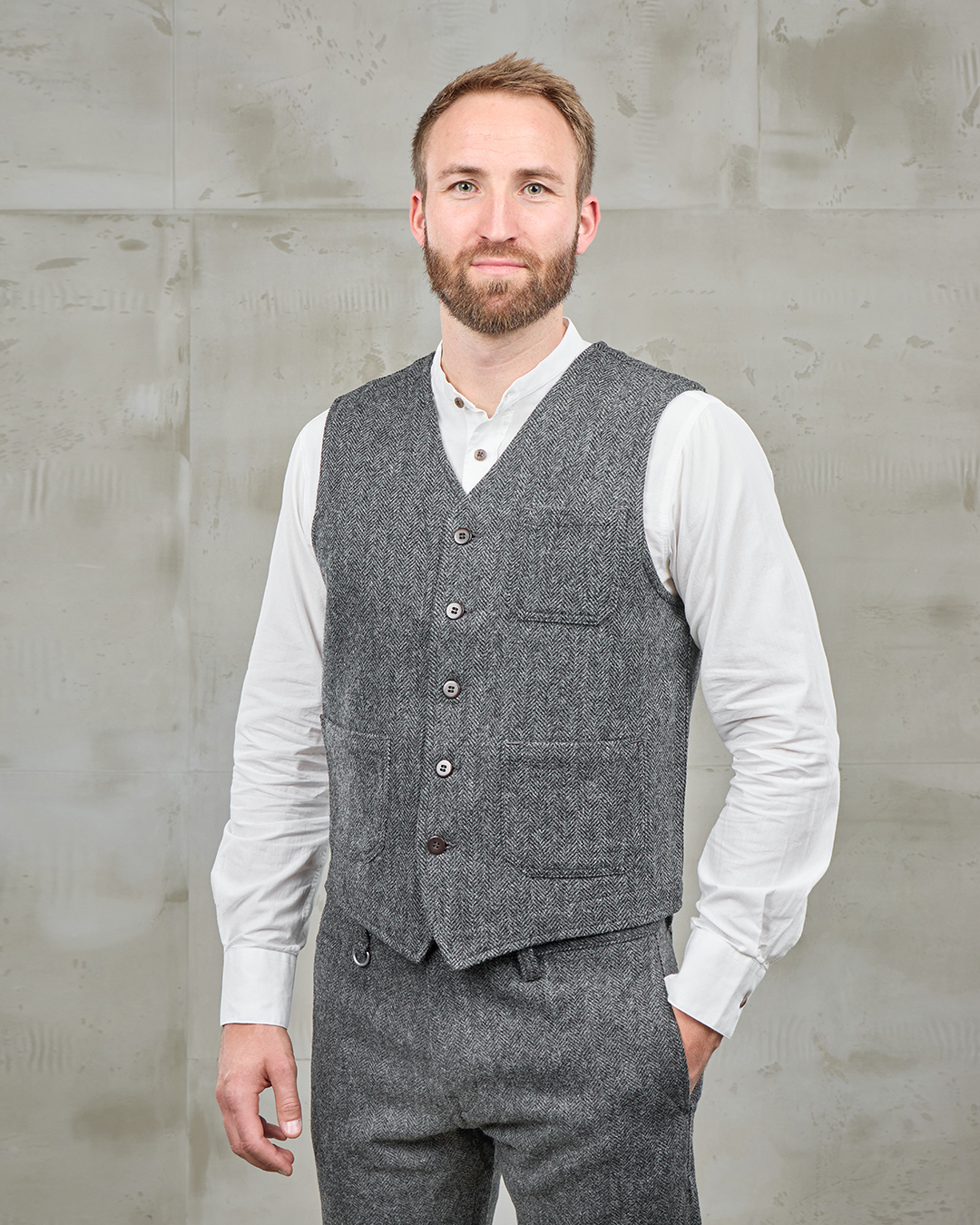 1937 Roamer Vest Dundee Grey