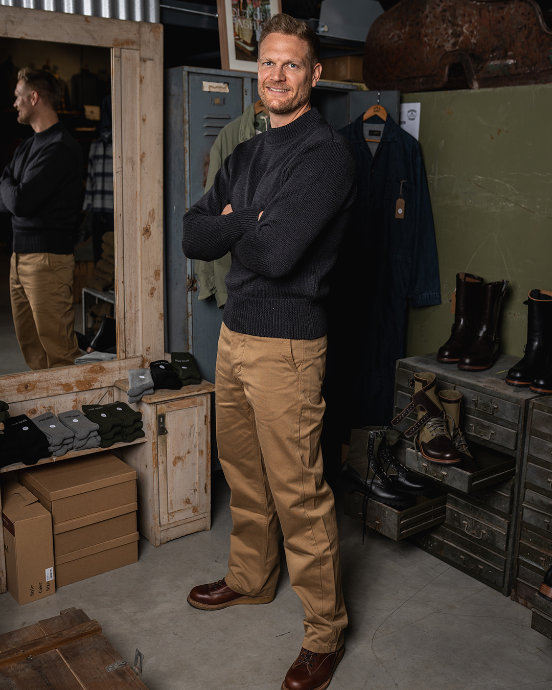 1941 USN Seaman Sweater anthracite 1941 USN Seaman Sweater anthracite