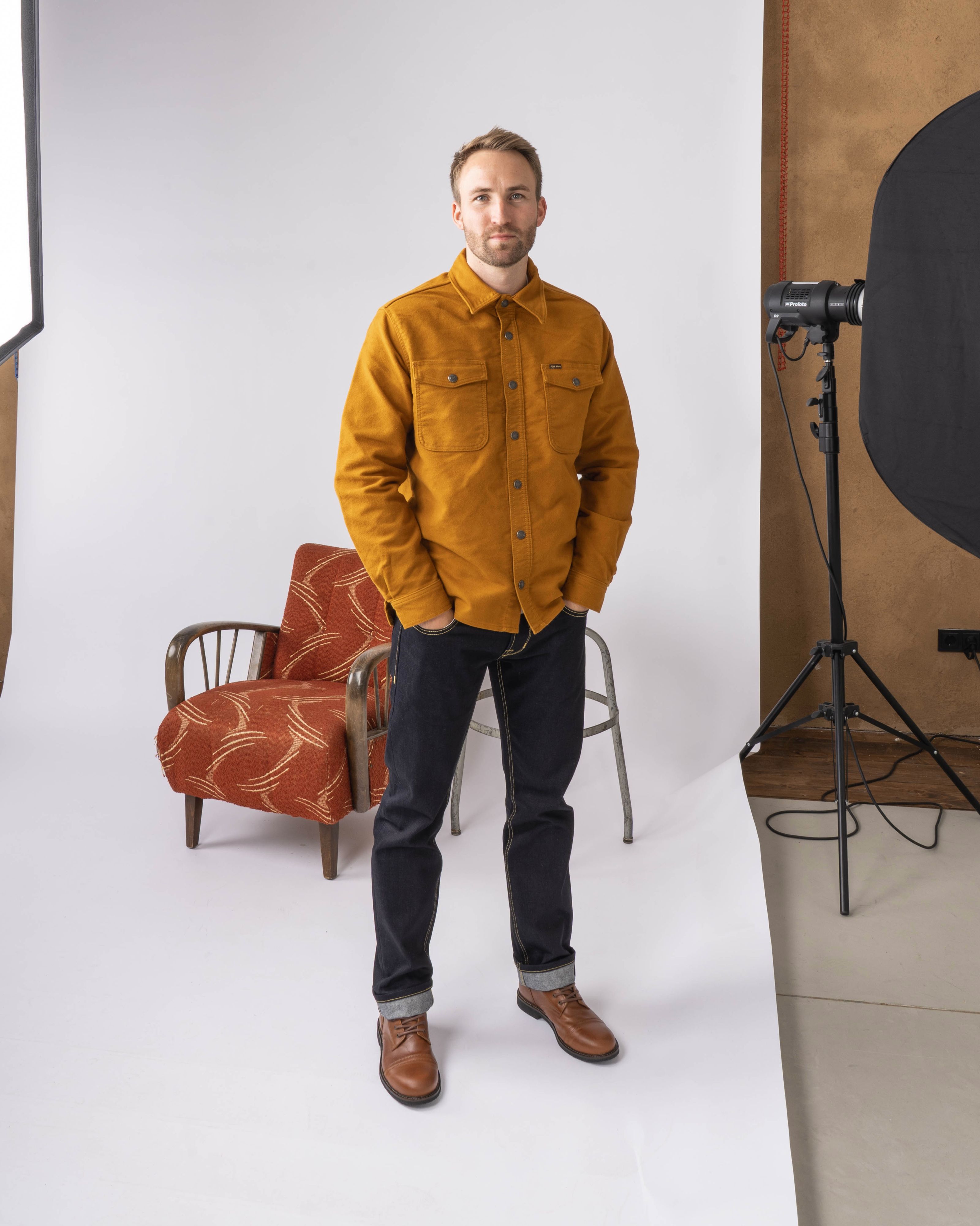 1943 CPO Shirt Moleskin mustard