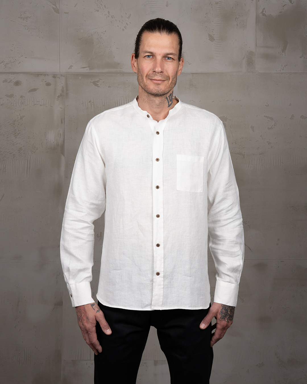 1923 Buccanoy Shirt white chambray 1923 Buccanoy Shirt white chambray