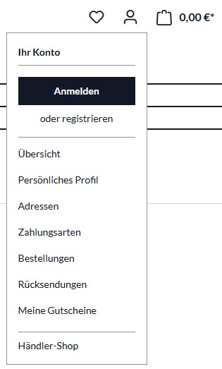 12950 - Onlineshop-Erstanmeldung
