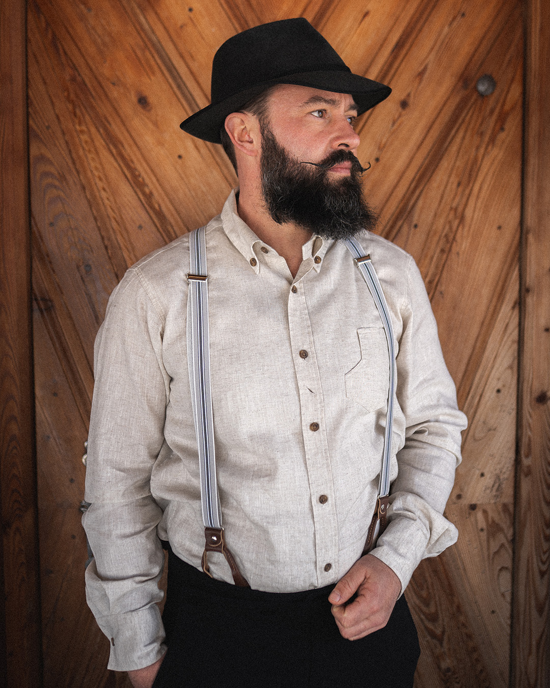 1932 Surveyor Shirt Natural White