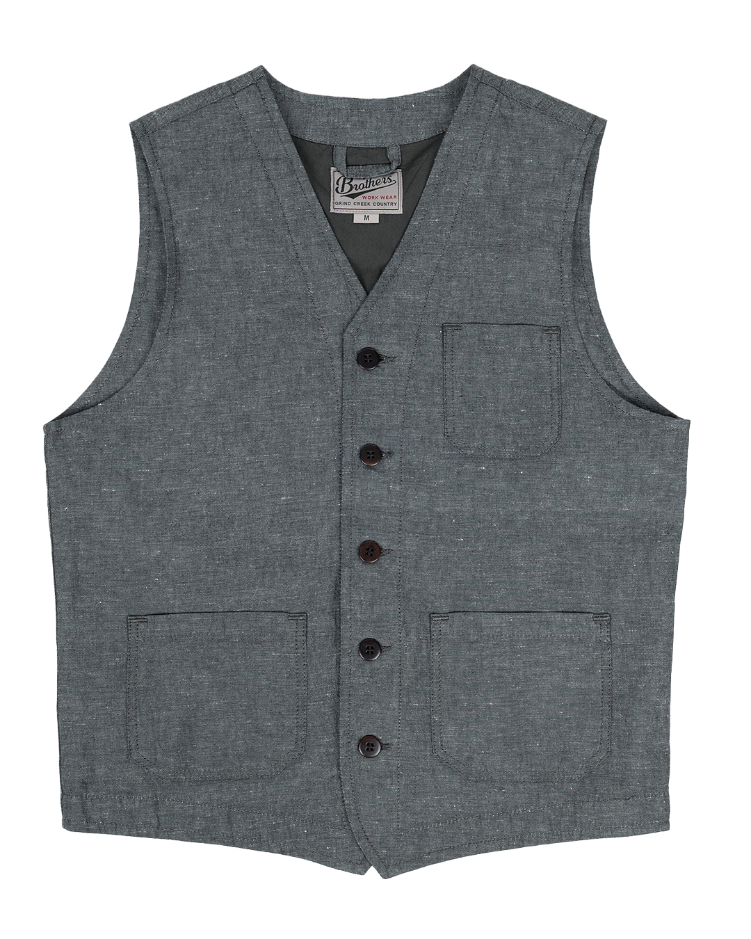 1937 Roamer Vest smoke grey