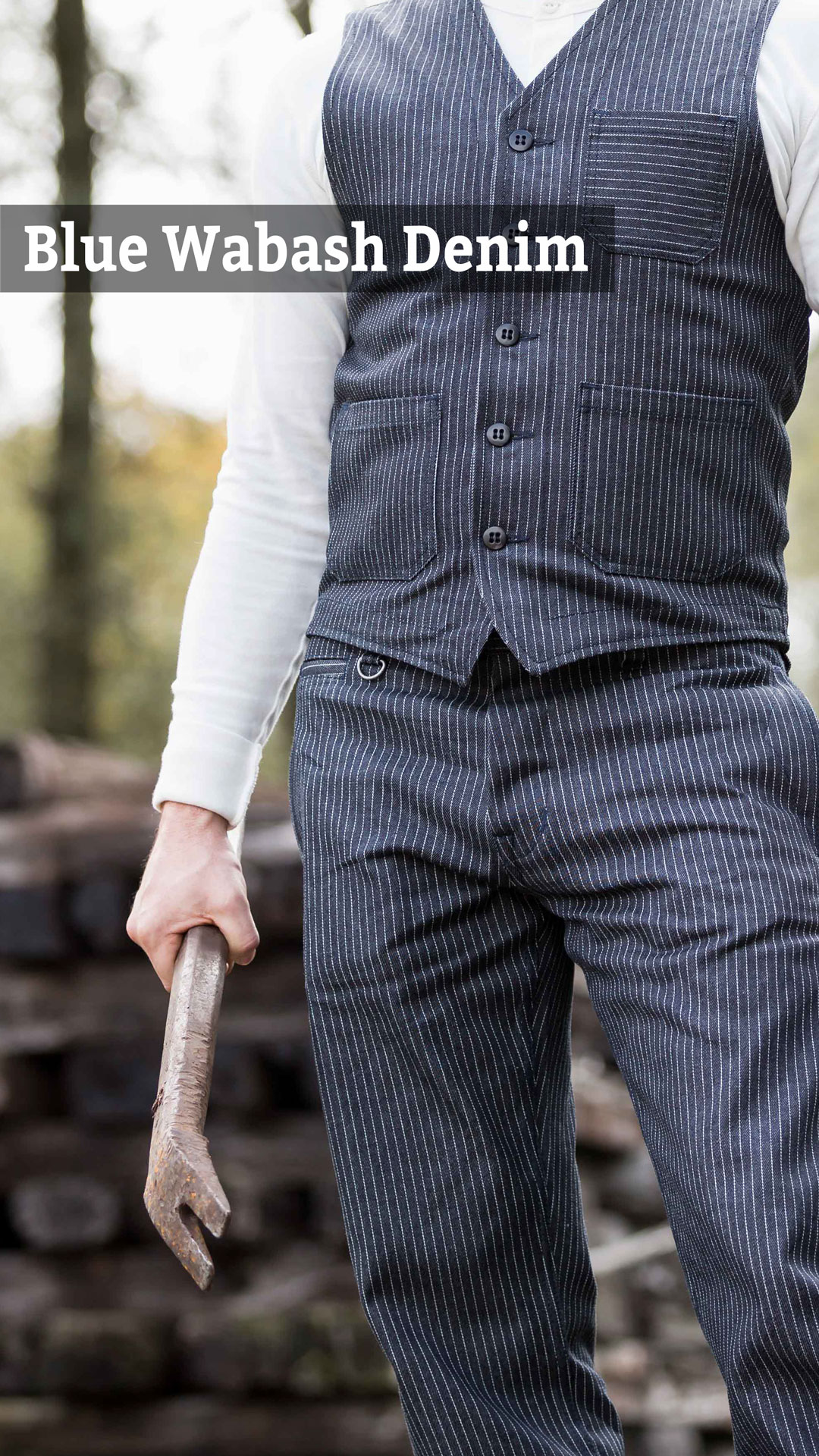 Blue Wabash Denim