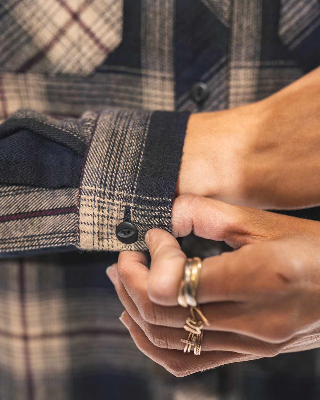 Dale Shirt Blue Beige Check