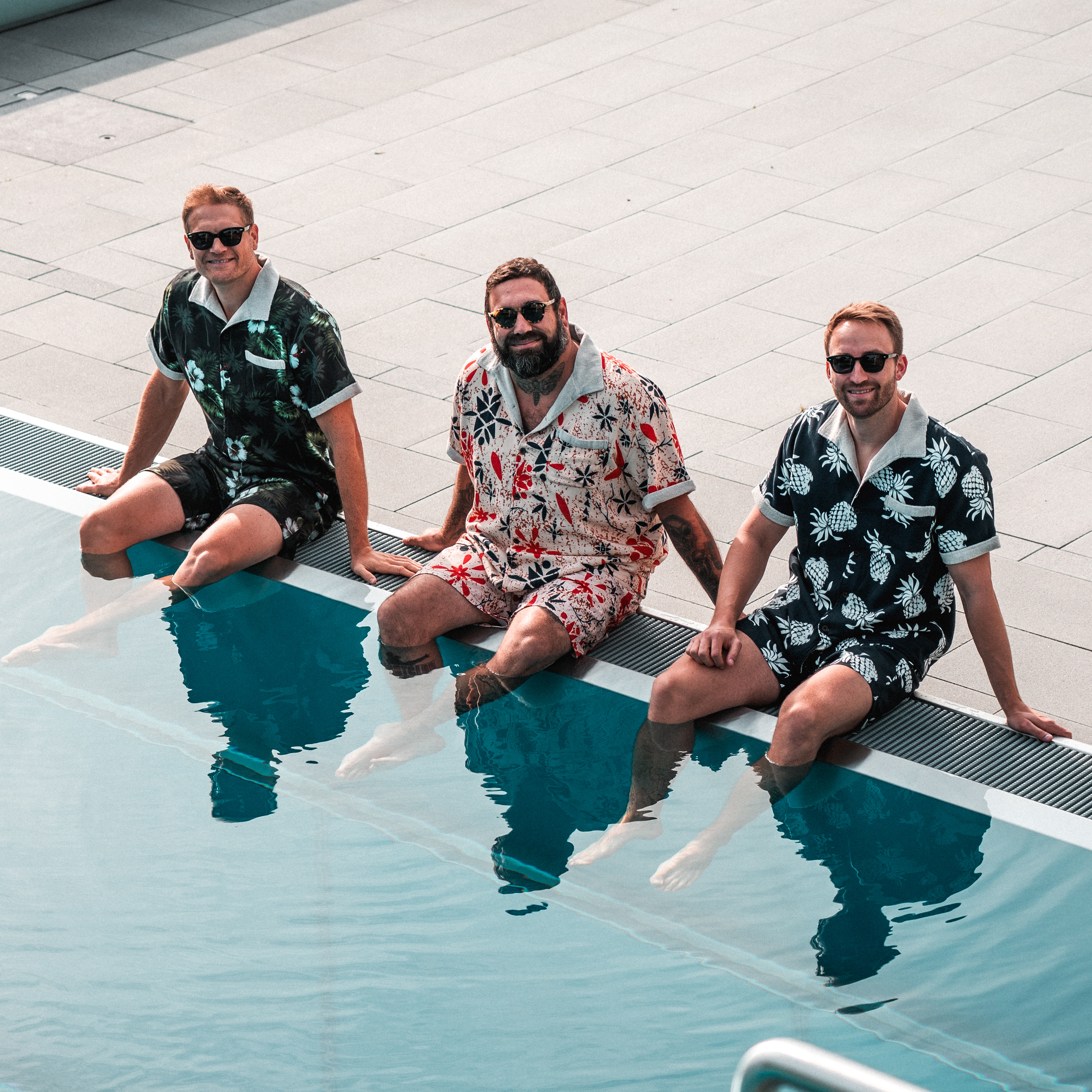 Cabana Shirts and Surf Shorts