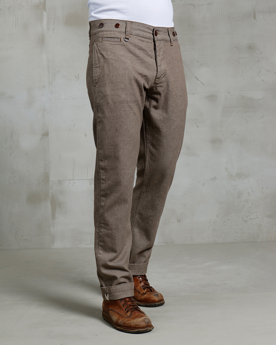 1947 Harvester Trousers HBT brown