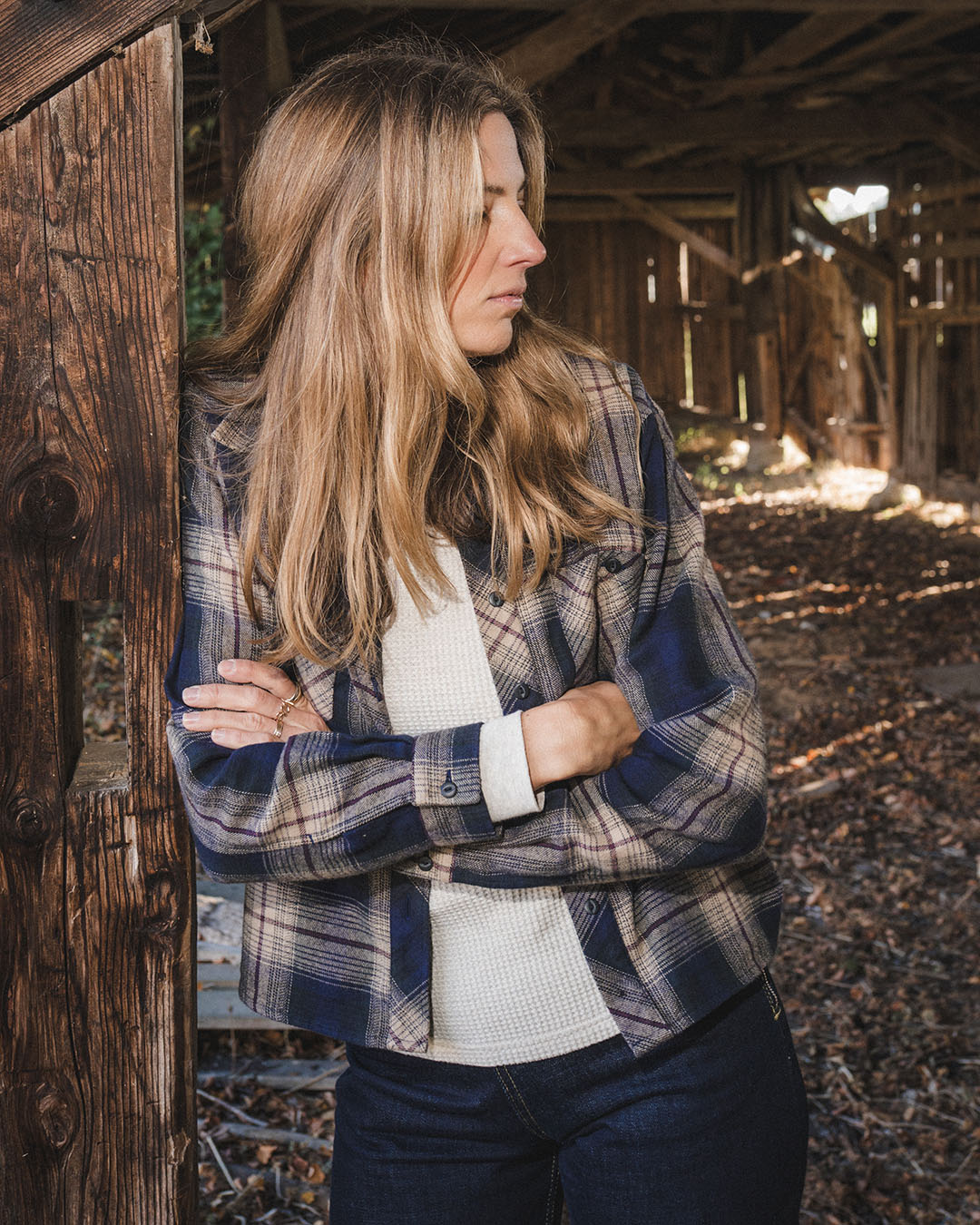 Dale Shirt Blue Beige Check